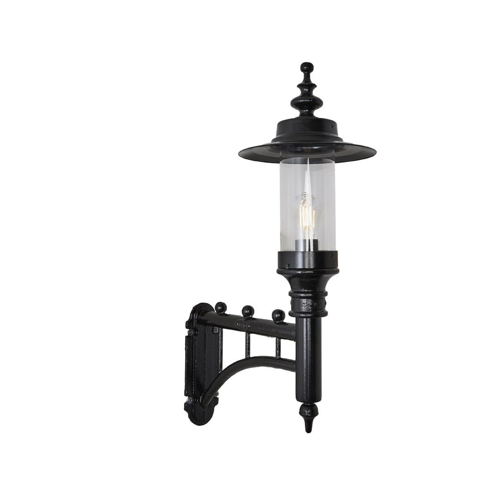 Harte Georgian Style 0.94m Wall Light - Cast Iron & Steel