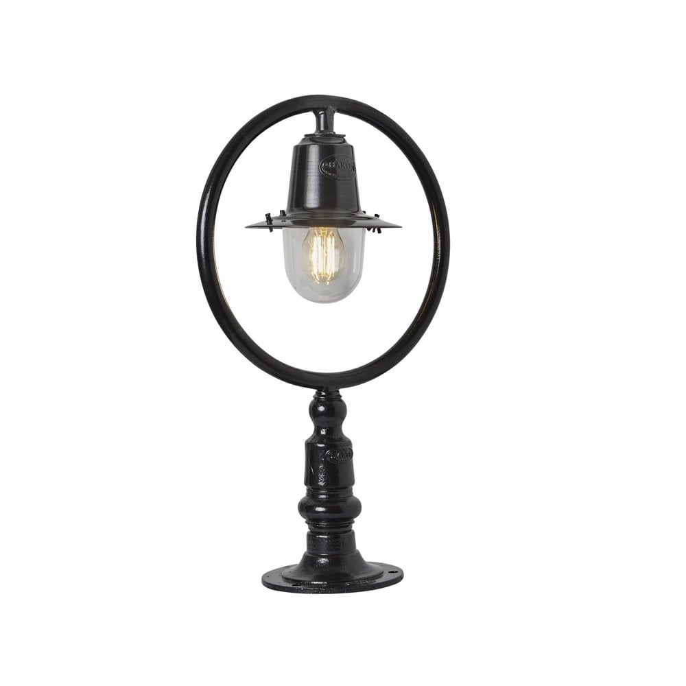 Harte Classic Railway Style 0.59m Pier Light For Flat Piers - Cast Iron & Steel