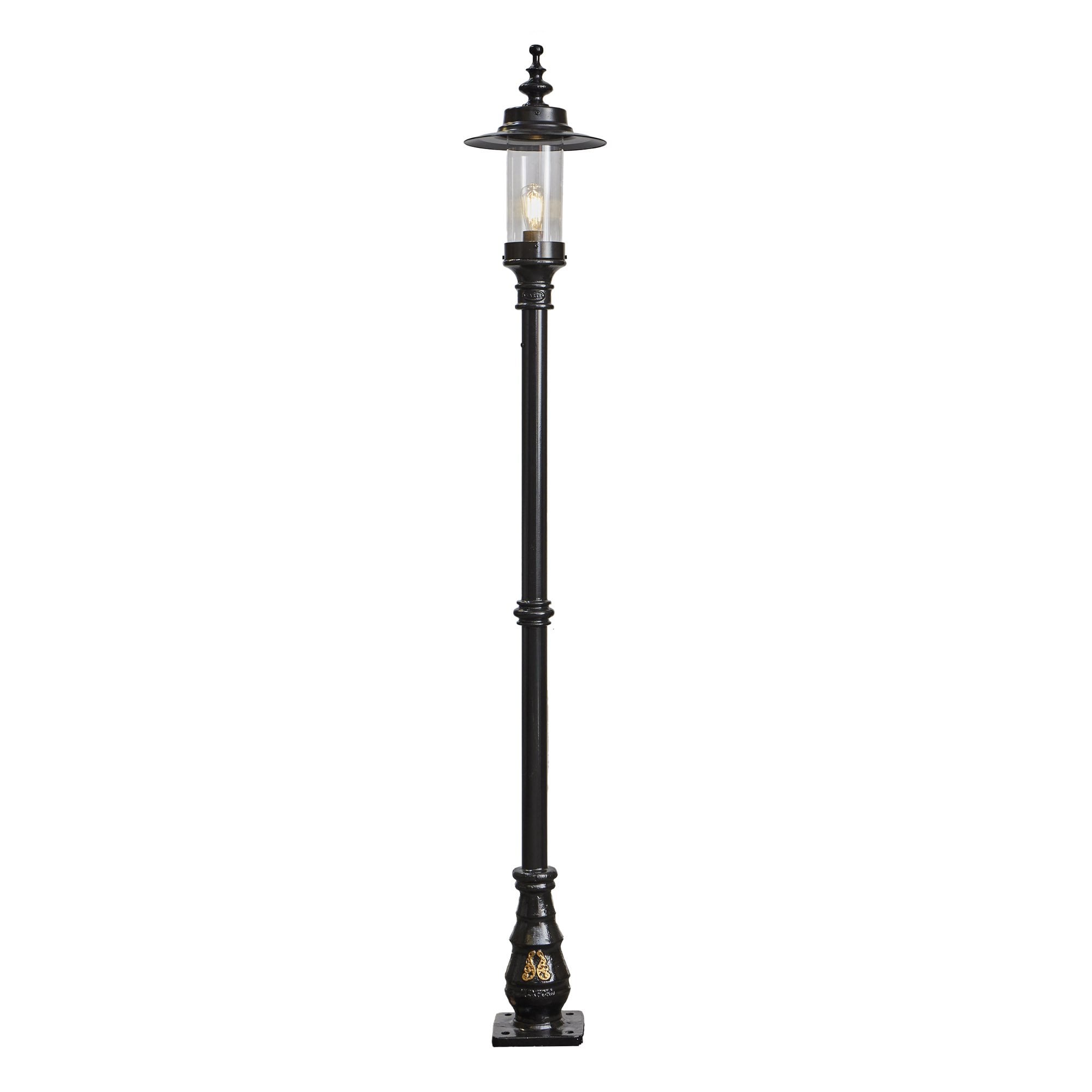 Harte Georgian Style 2.21m Lamp Post - Cast Iron & Steel