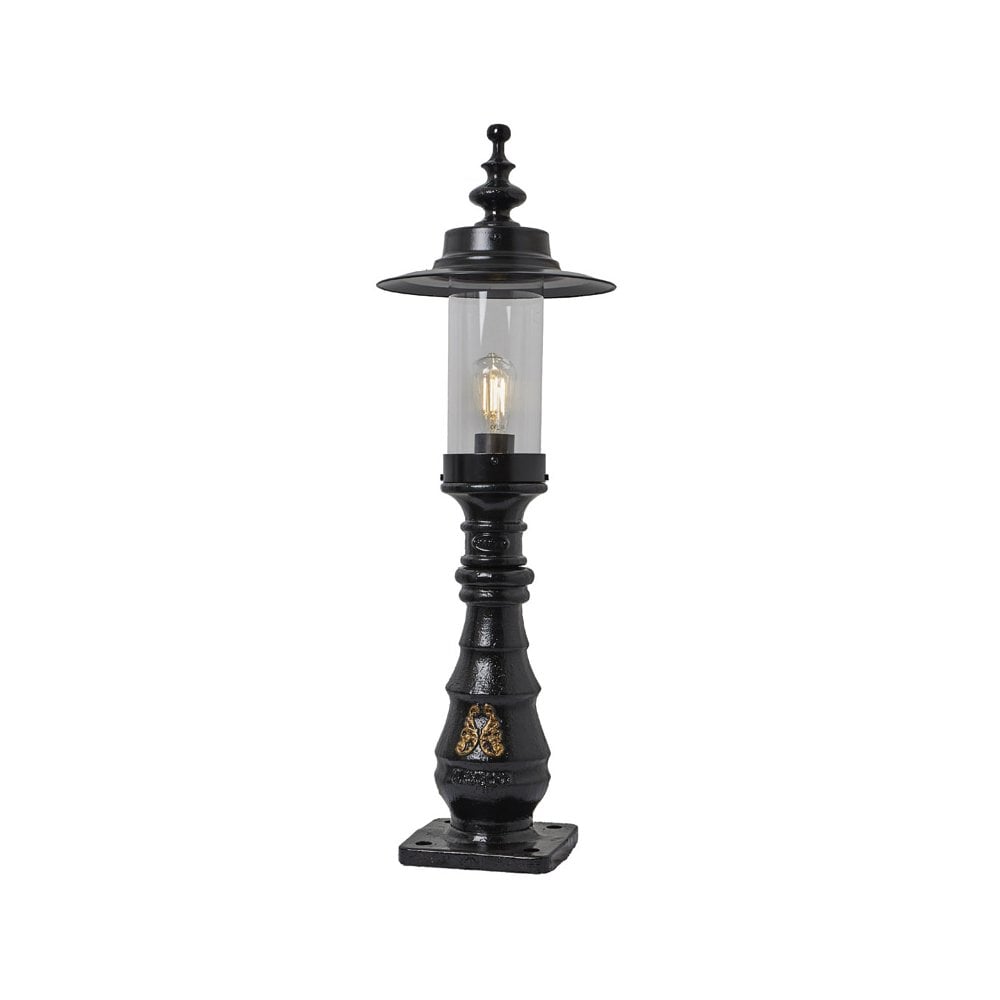 Harte Georgian Style 0.98m Pedestal Light - Cast Iron & Steel