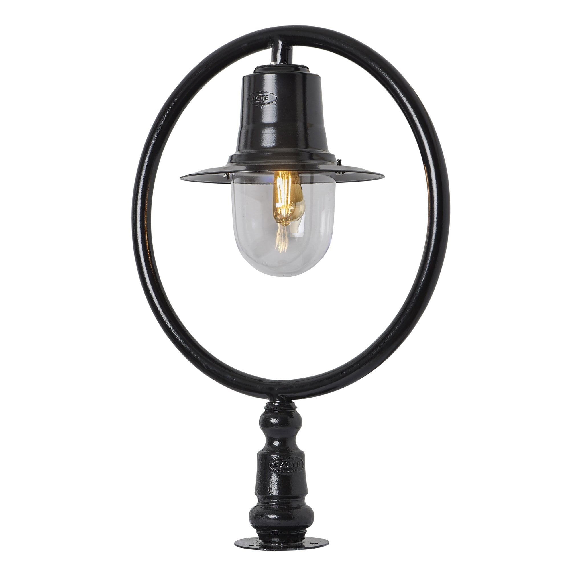 Harte Classic Railway Style 0.81m Pier Light - Cast Iron & Steel