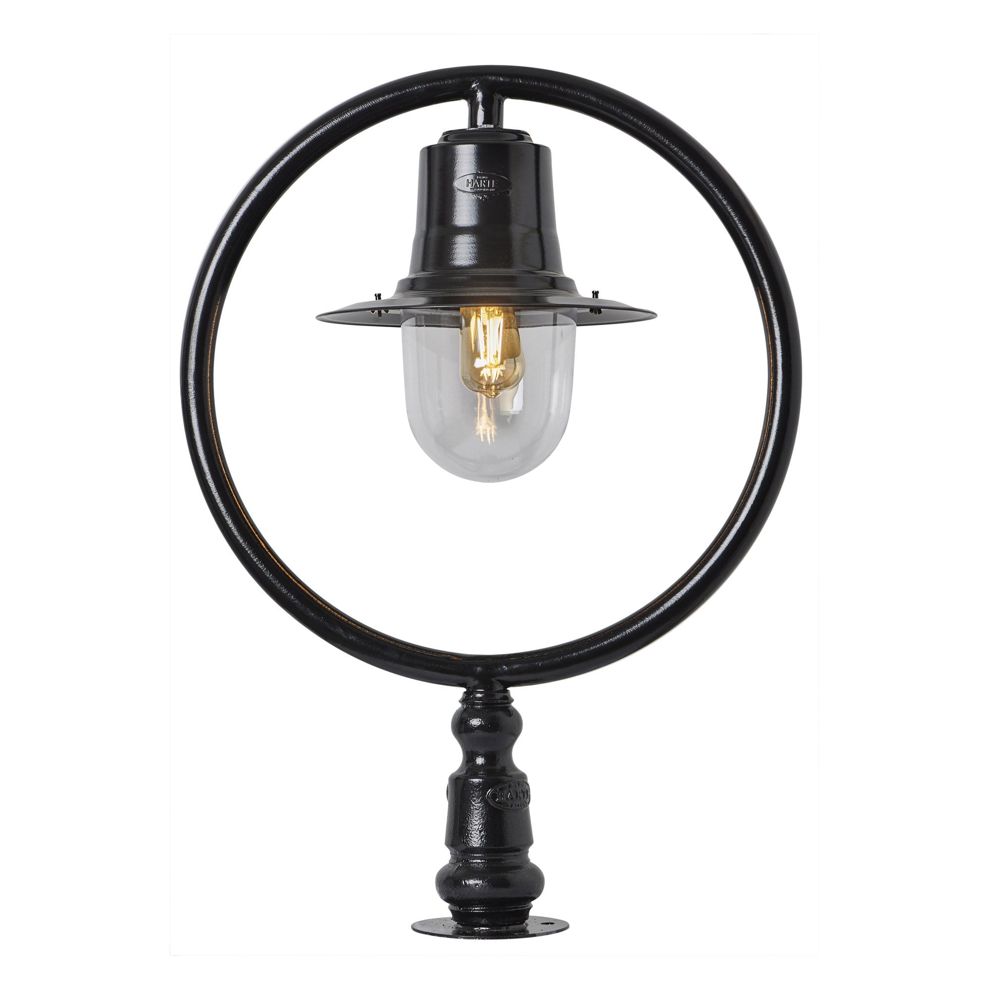 Harte Classic Railway Style 0.81m Pier Light - Cast Iron & Steel