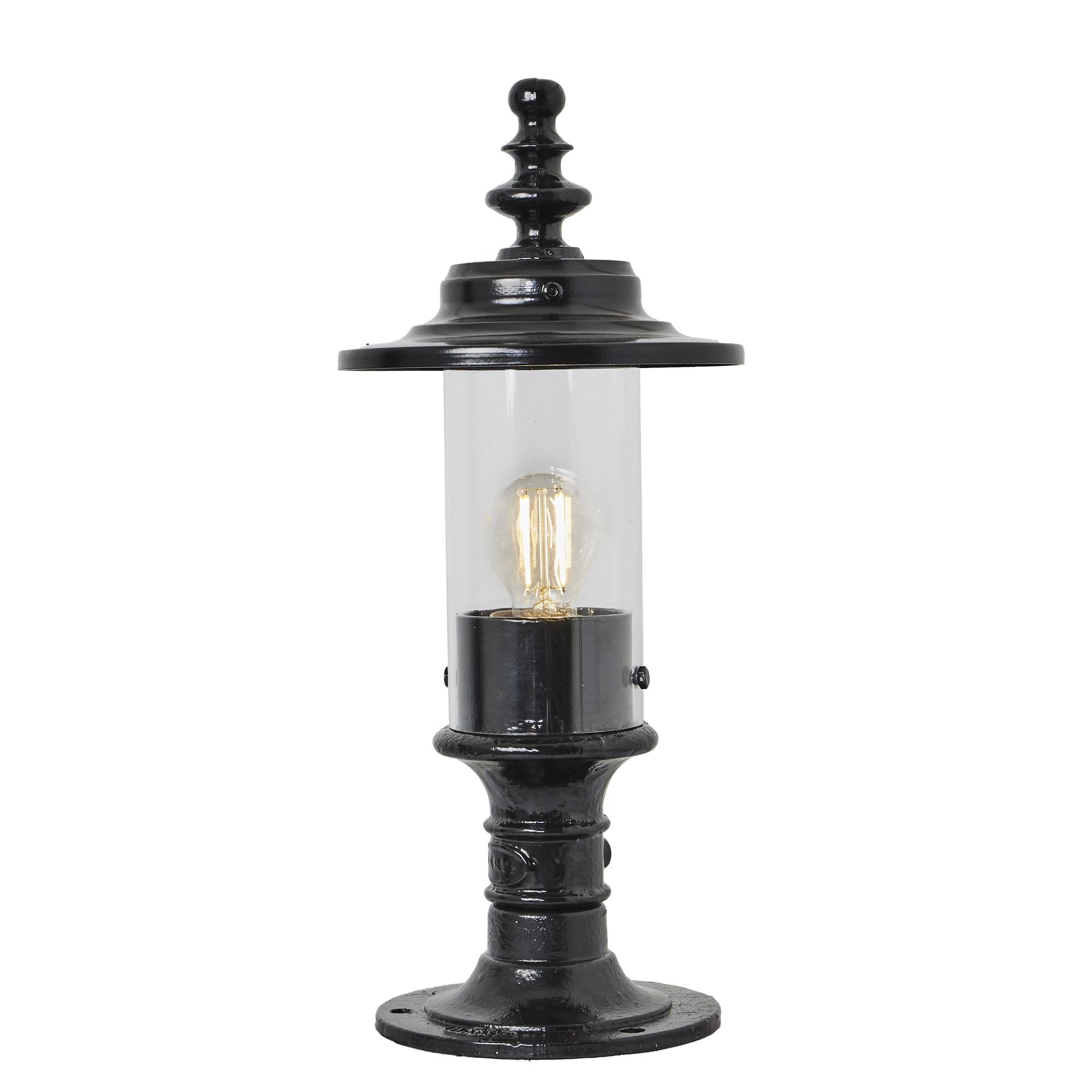 Harte Georgian Style 0.45m Pier Light For Flat Piers - Cast Iron & Steel