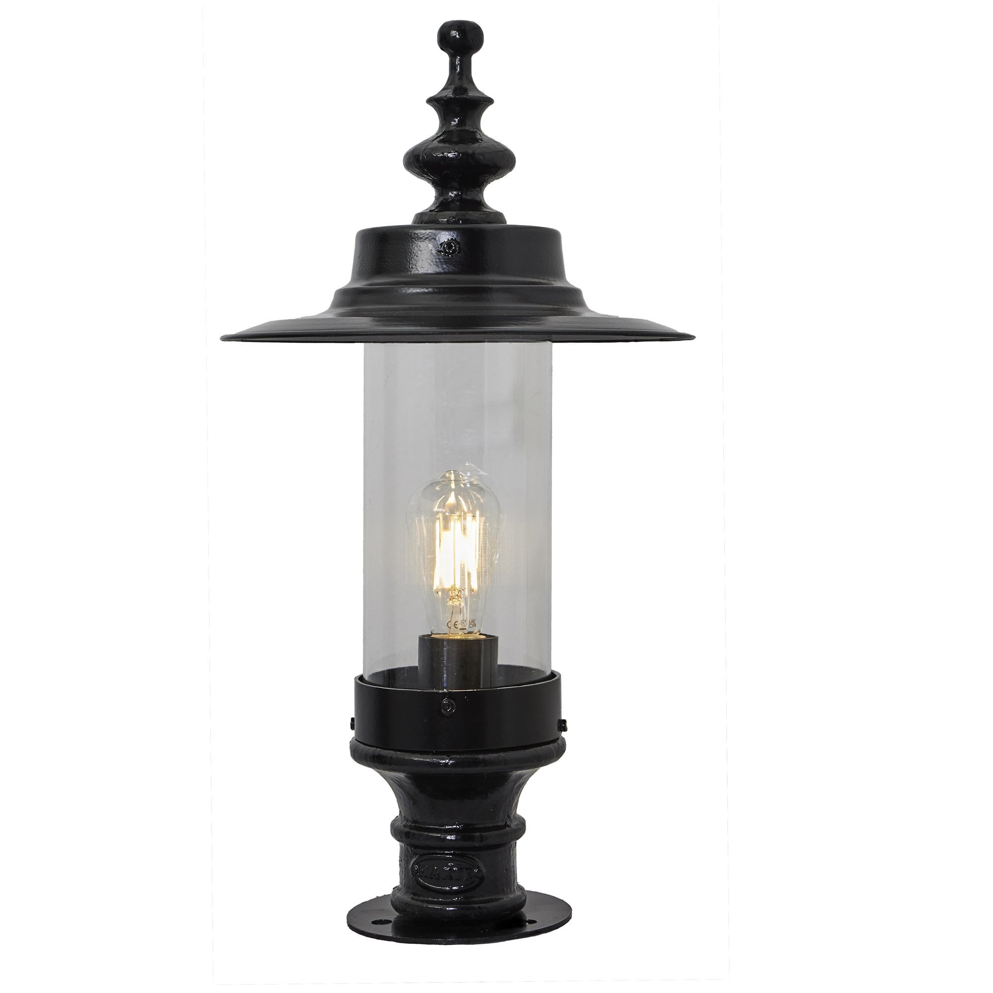 Harte Georgian Style 0.58m Pier Light - Cast Iron & Steel