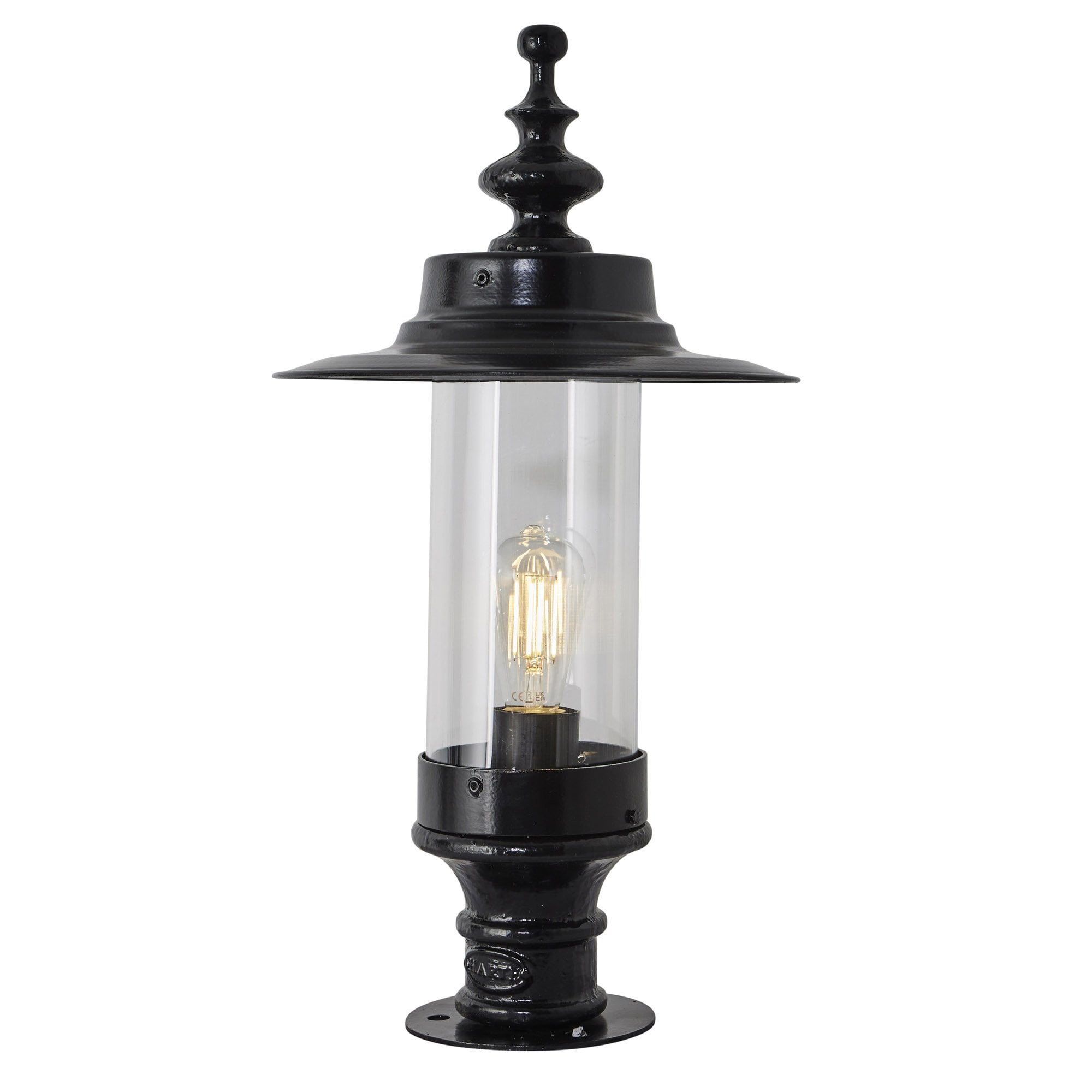 Harte Georgian Style 0.58m Pier Light - Cast Iron & Steel