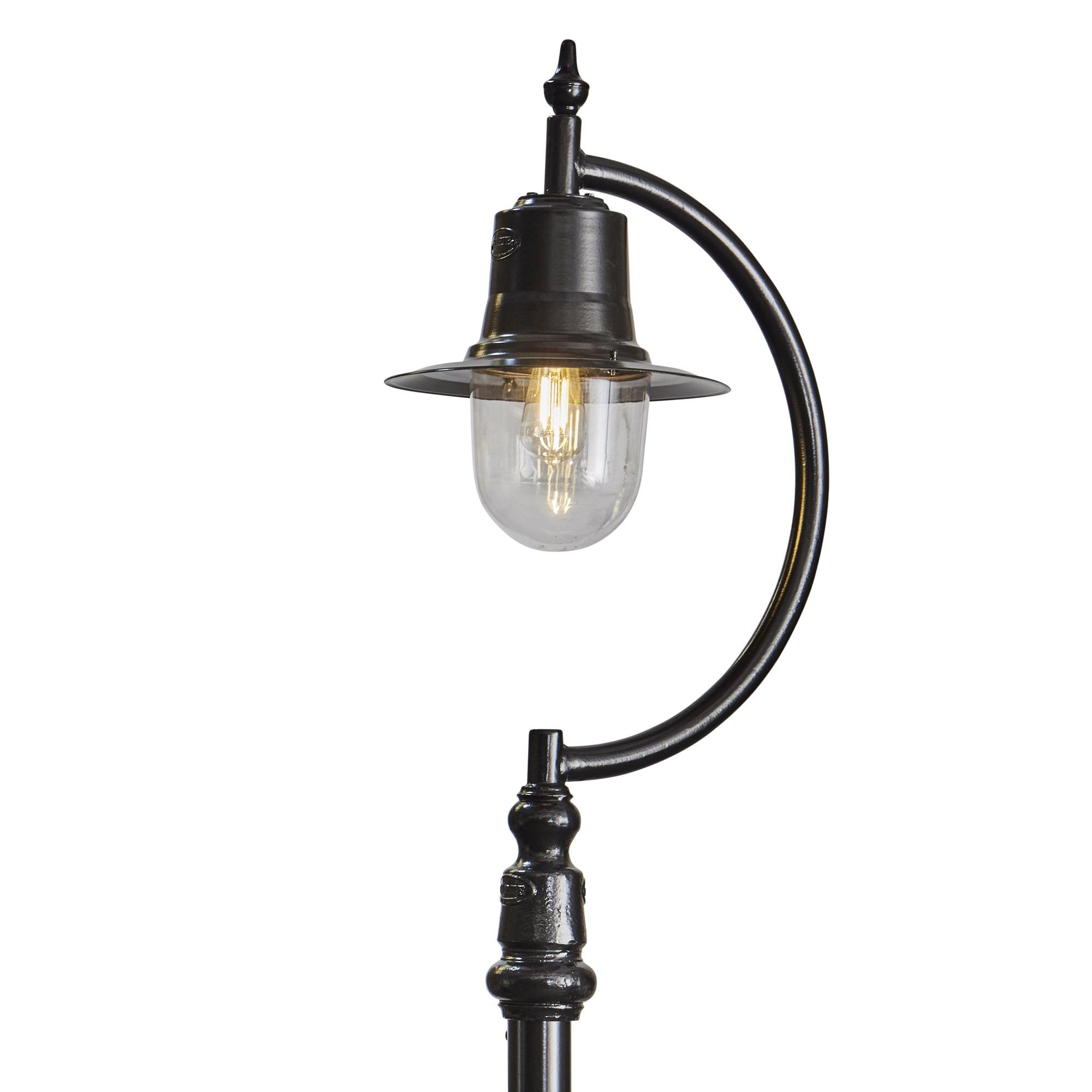 Harte Vintage Tear Drop 2.8m Lamp Post - Cast Iron & Steel