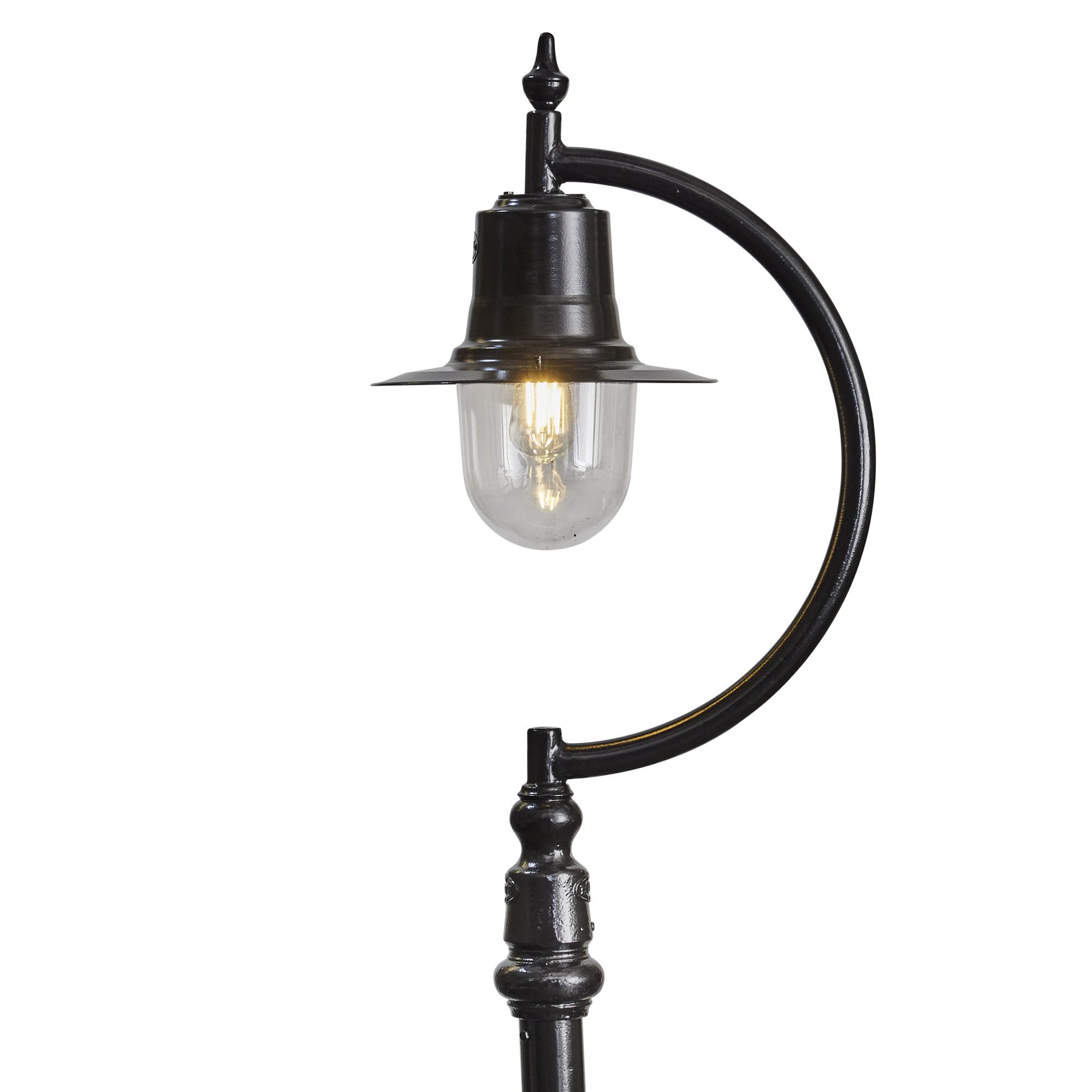 Harte Vintage Tear Drop 2.5m Lamp Post - Cast Iron & Steel