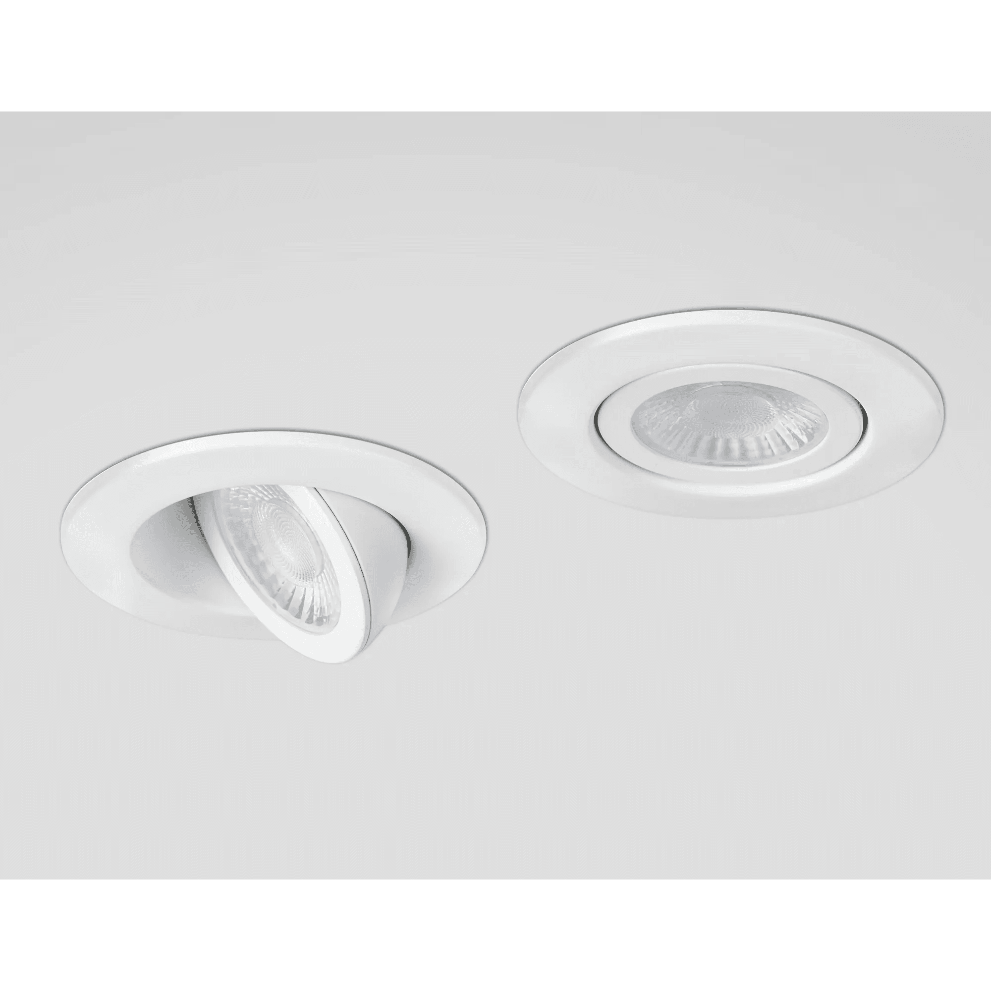 Fabula Mulgrave CCT LED Adjustable Downlight - IP65 Fire Rated - Matt White