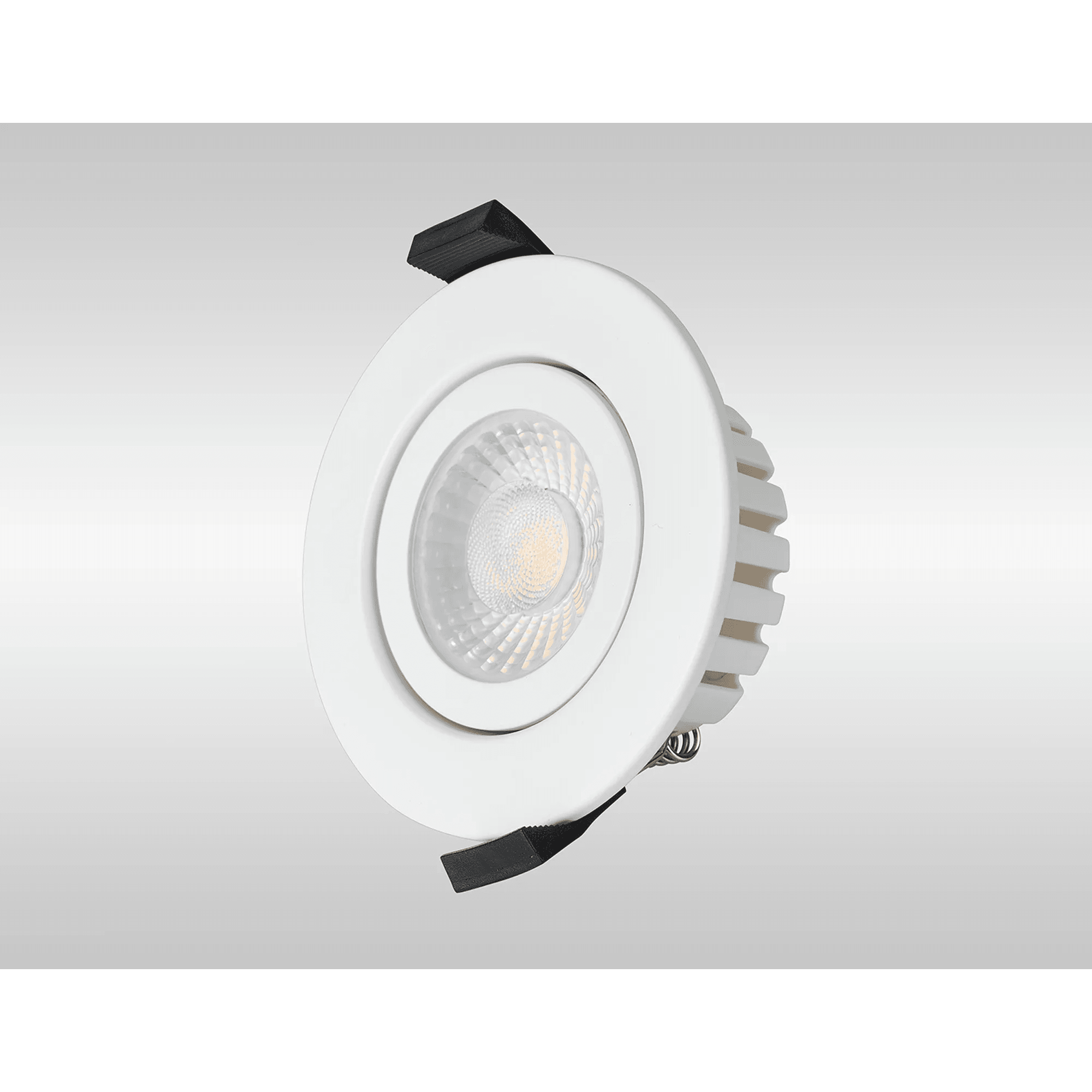 Fabula Mulgrave CCT LED Adjustable Downlight - IP65 Fire Rated - Matt White