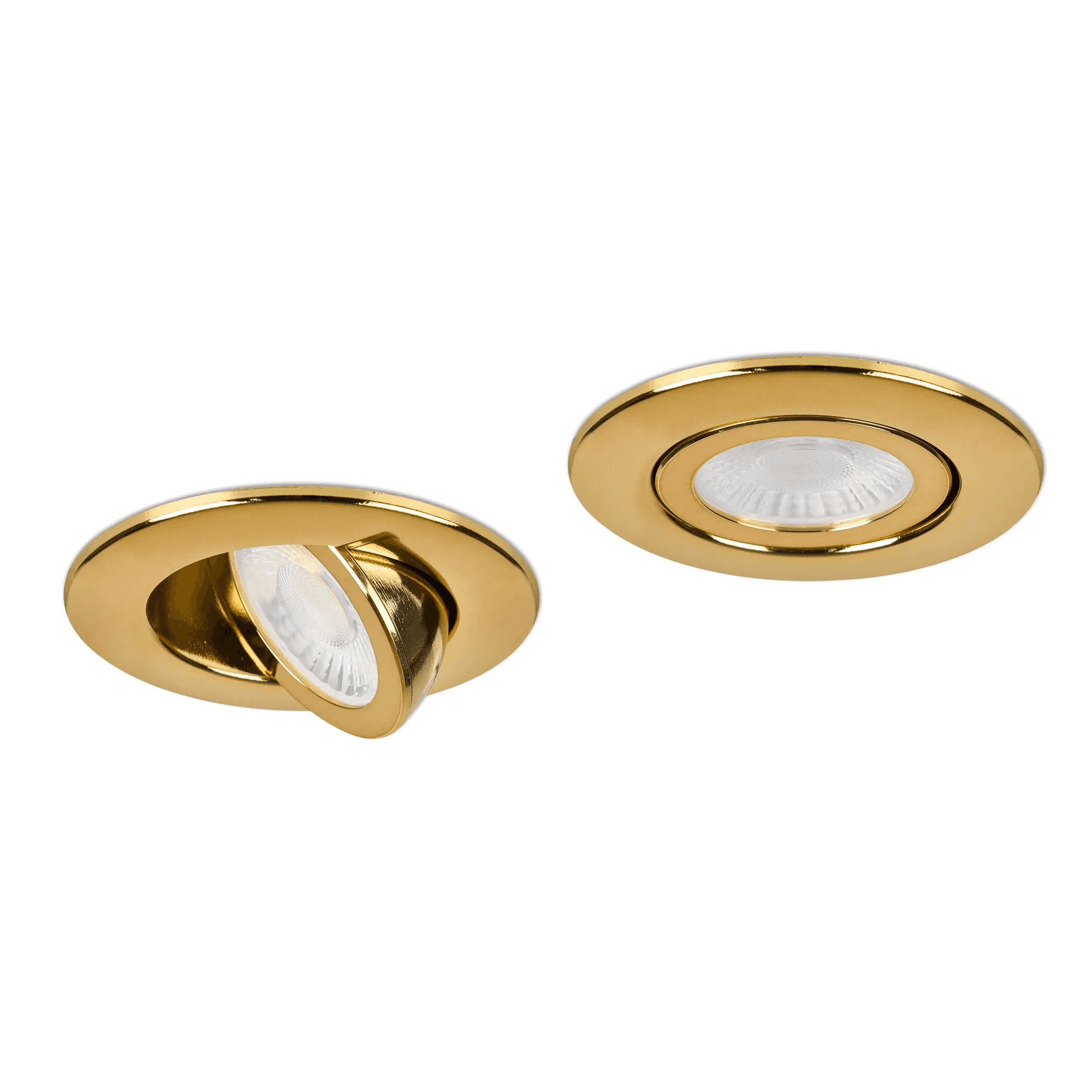 Fabula Mulgrave CCT LED Adjustable Downlight - IP65 Fire Rated - Brass