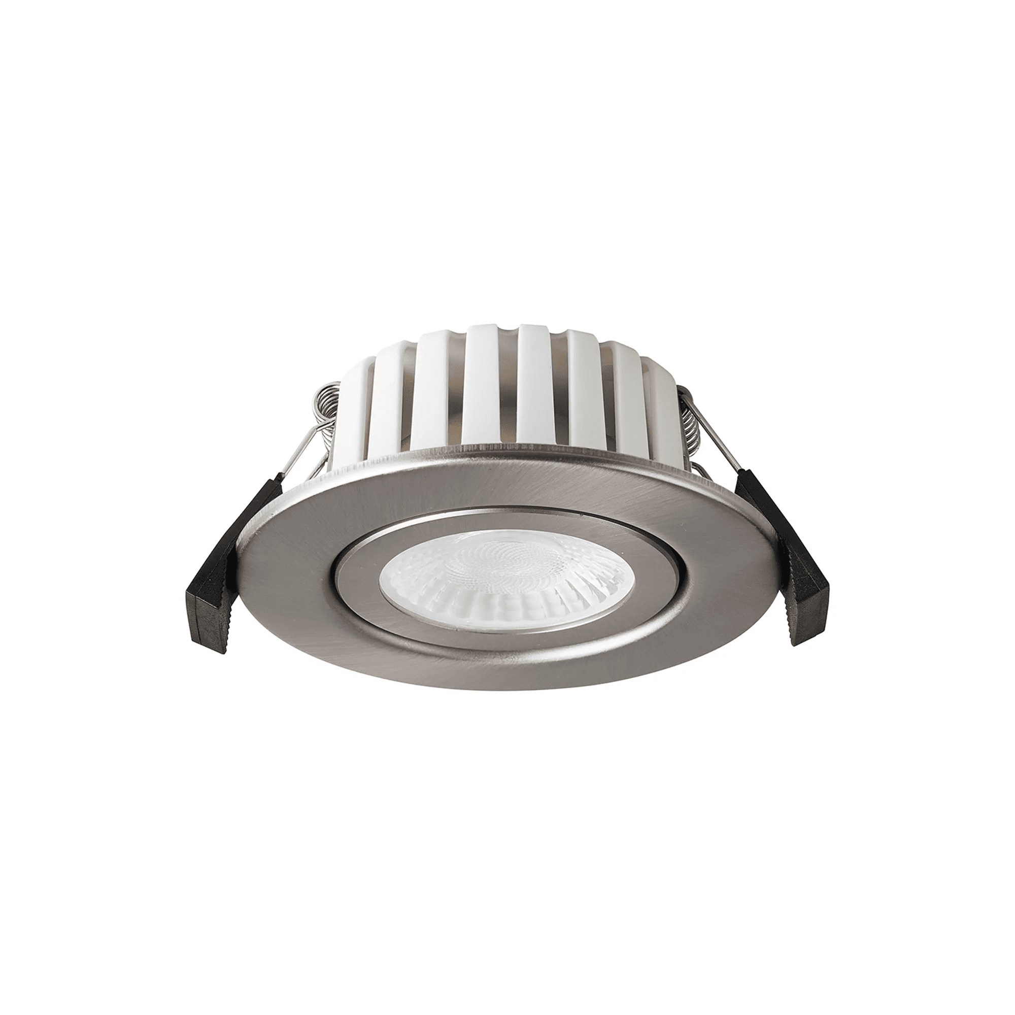 Fabula Mulgrave CCT LED Adjustable Downlight - IP65 Fire Rated - Brushed Nickel