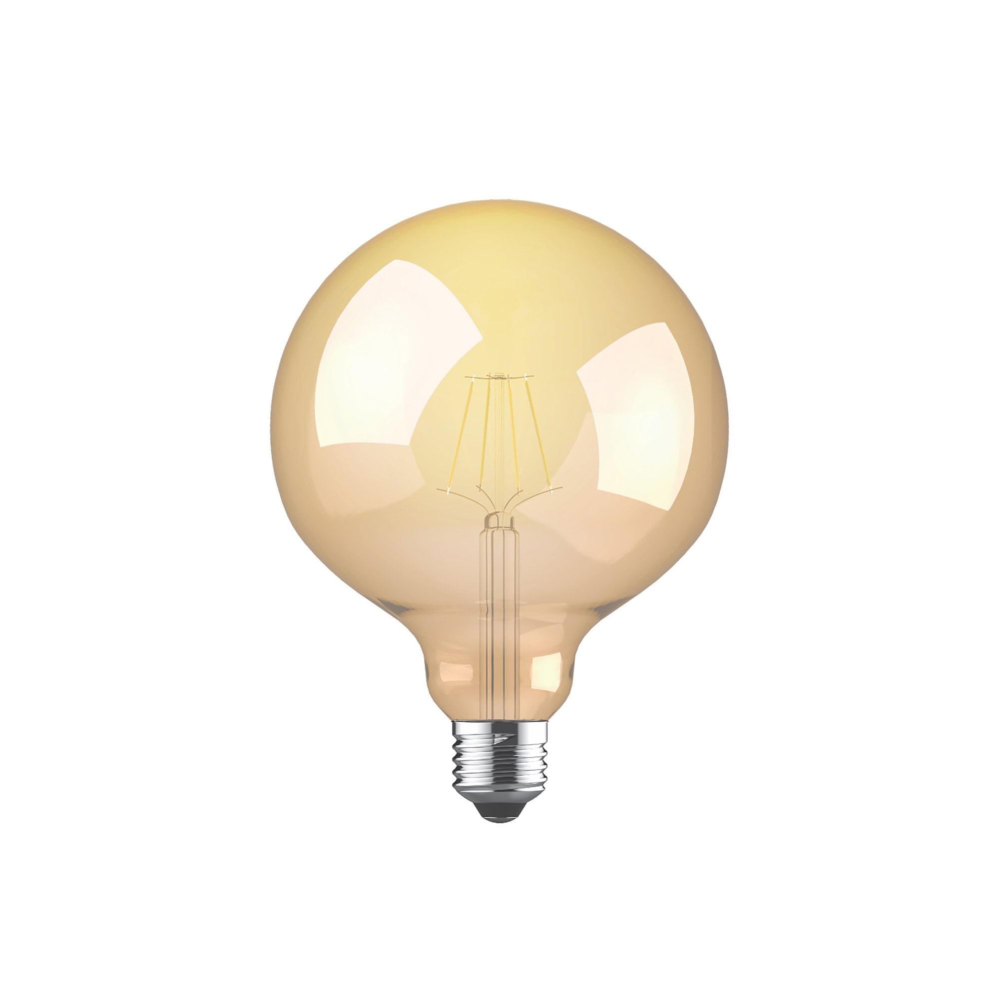 Luxram Vintage LED Globe 95mm E27 4W 2200K - Gold Glass