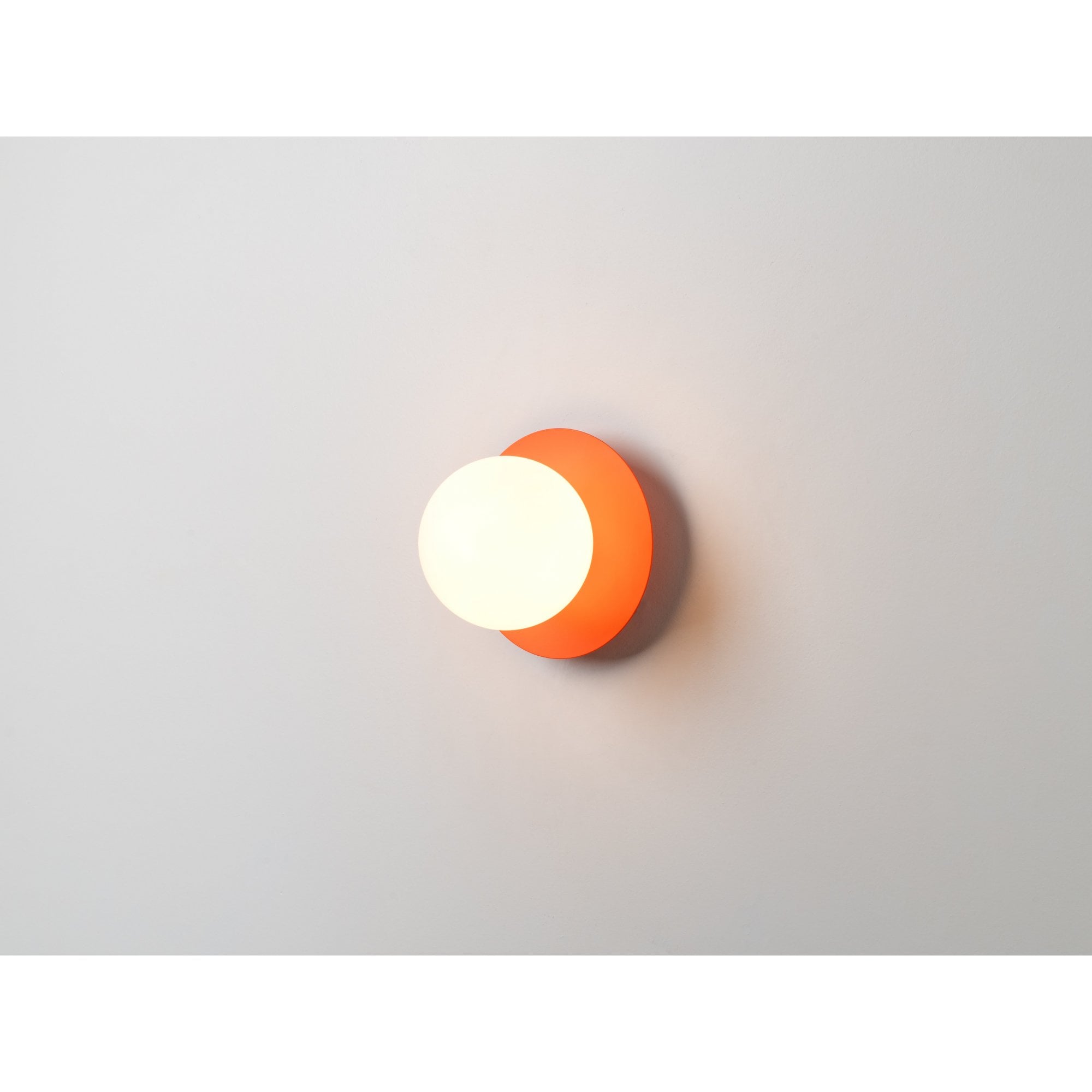 houseof. Opal Disk Wall Light - Peel Orange