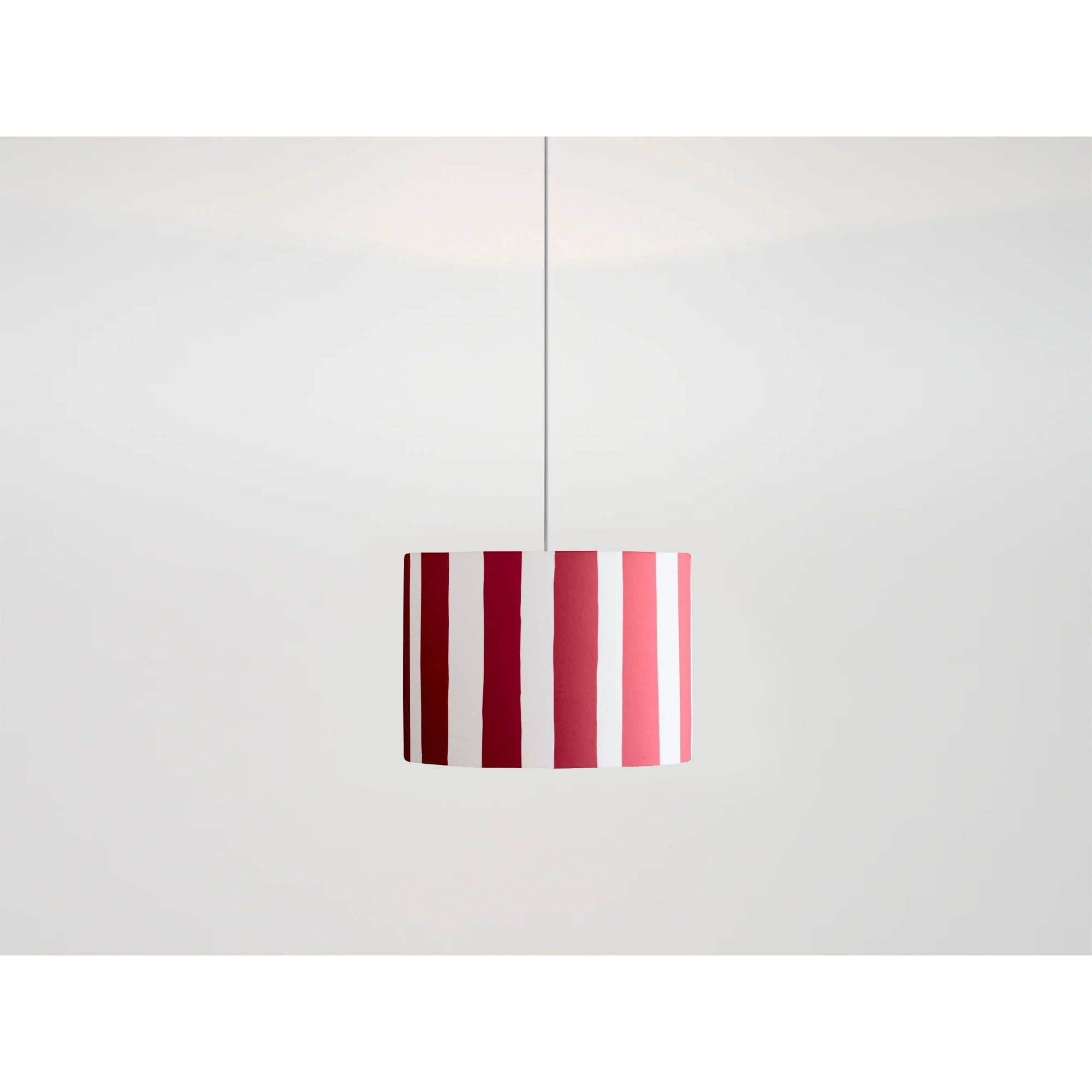 houseof. Small Stripe Print Shade - Jam Red & White