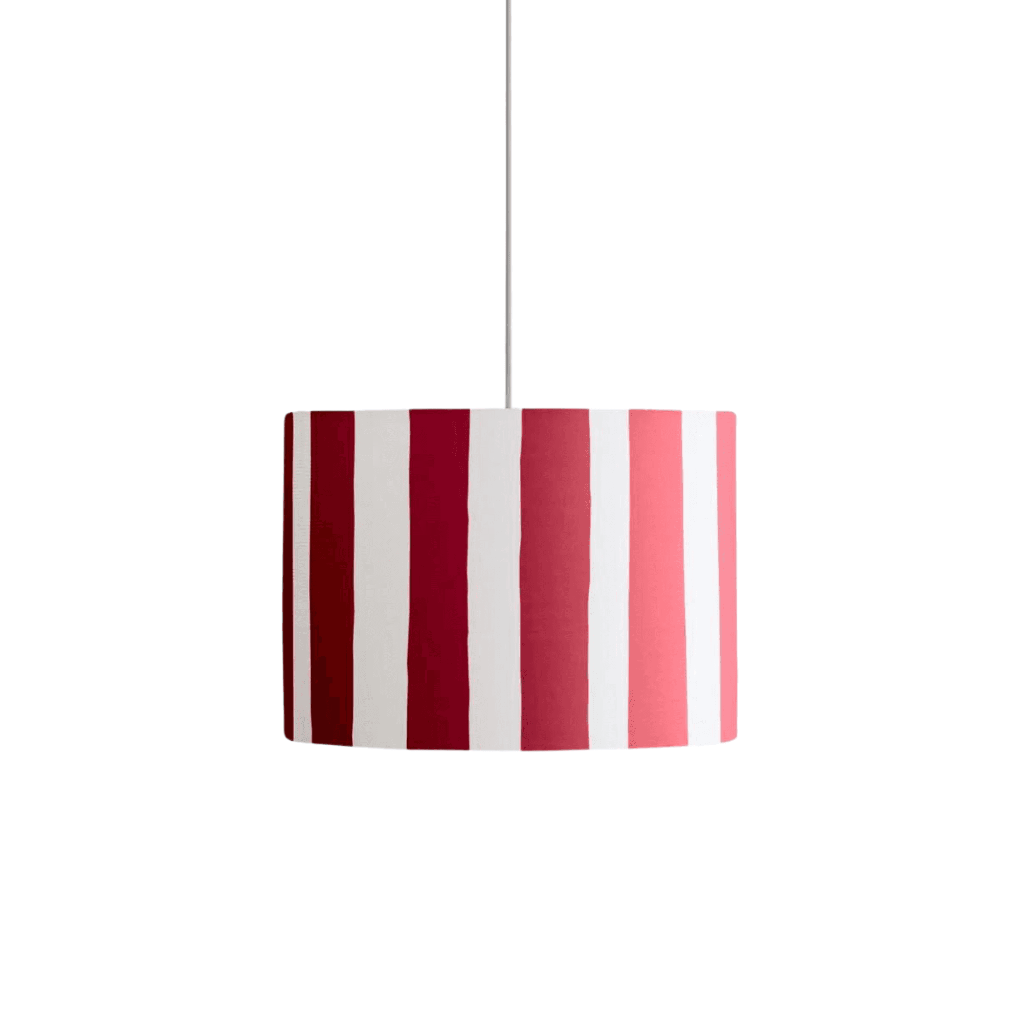 houseof. Small Stripe Print Shade - Jam Red & White