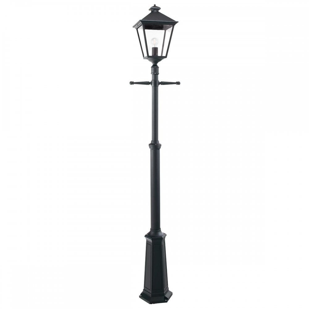 Norlys Turin Grande Single Signal Post - Black