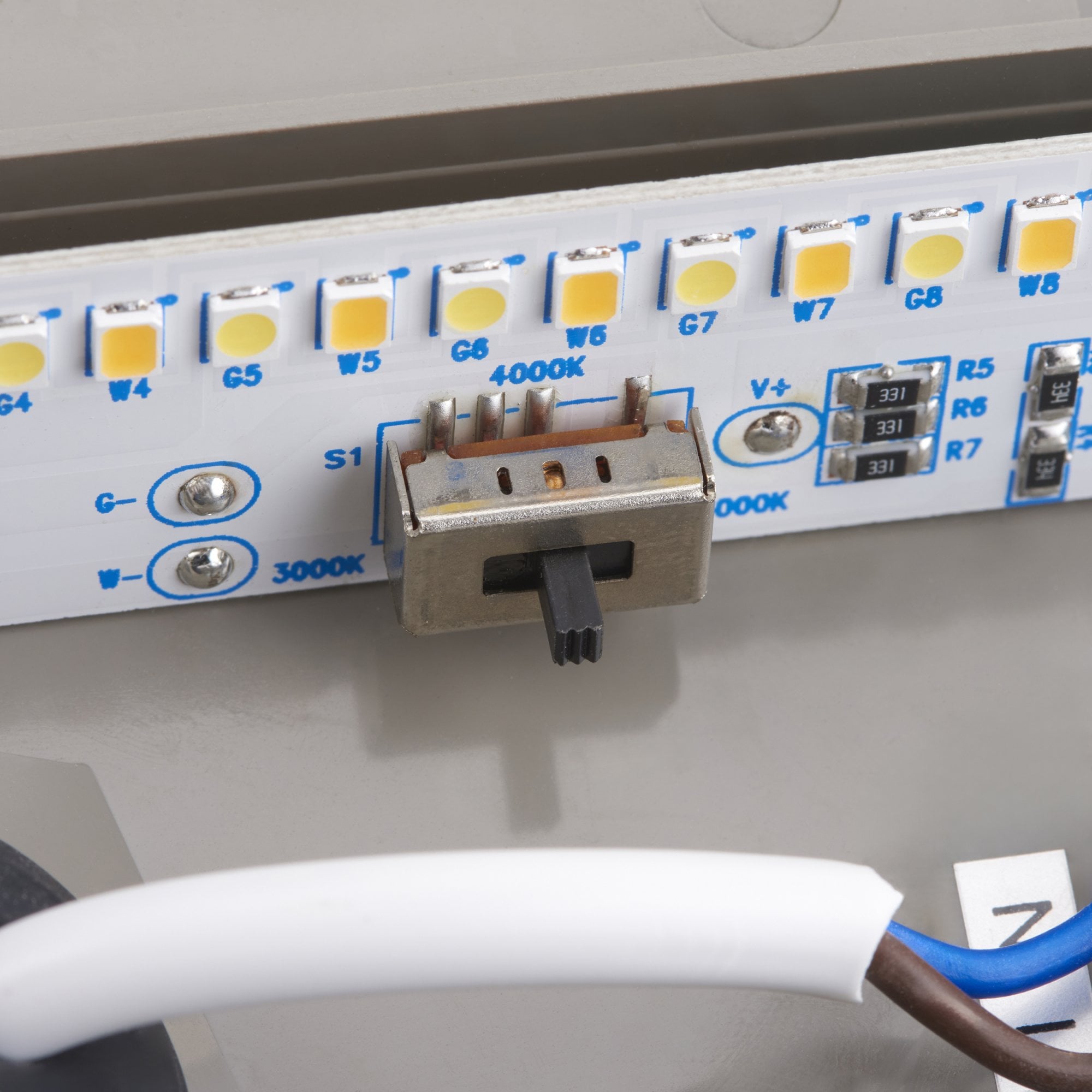 Saxby Severus IP65 CCT 2W LED Outdoor Guide Light - Grey