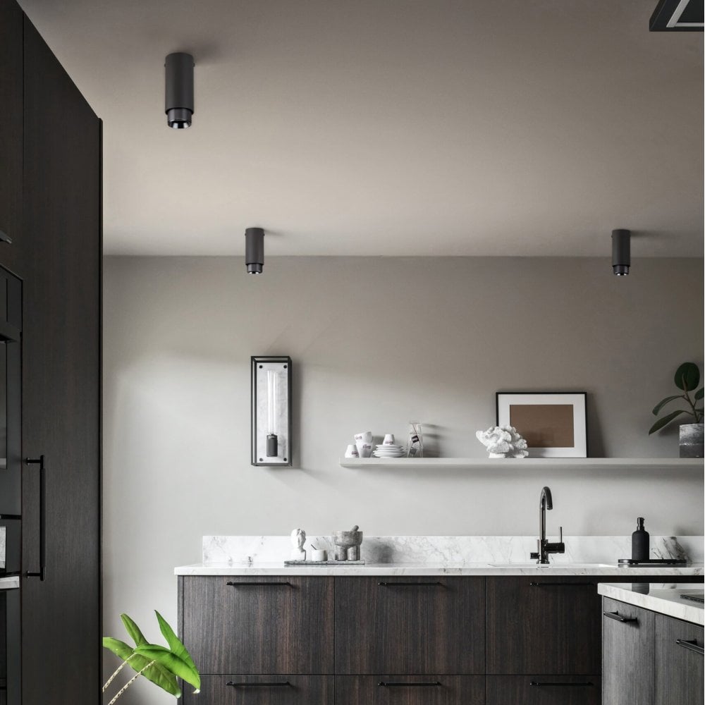 Buster + Punch Exhaust Linear Graphite Surface Spotlight