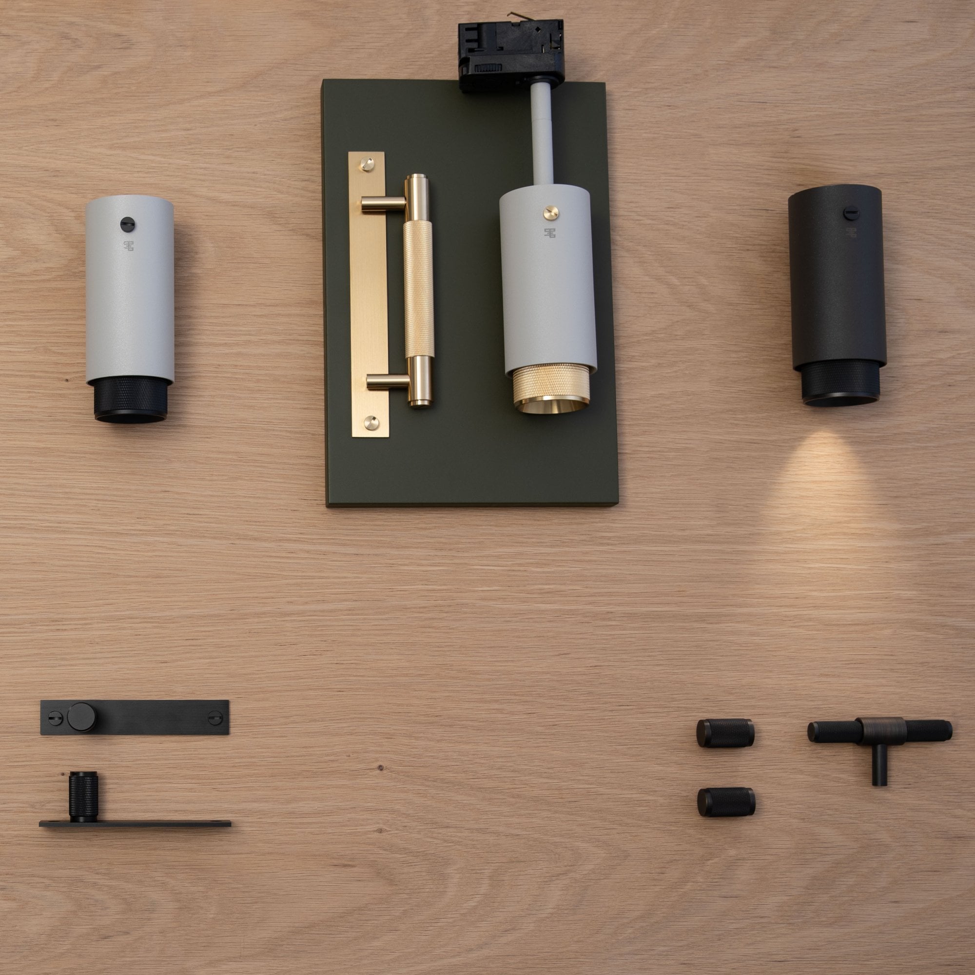 Buster + Punch Exhaust Cross Stone Surface Spotlight