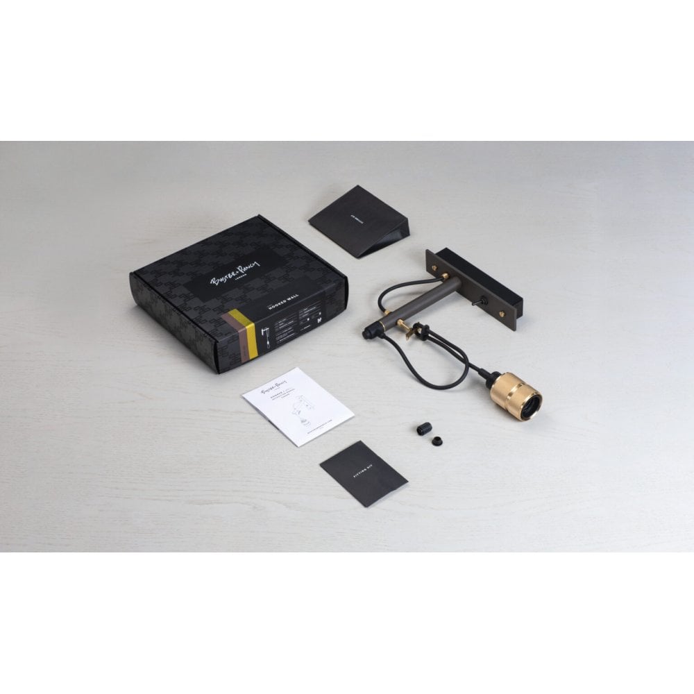 Buster + Punch Hooked Wall Light - Nude - Graphite