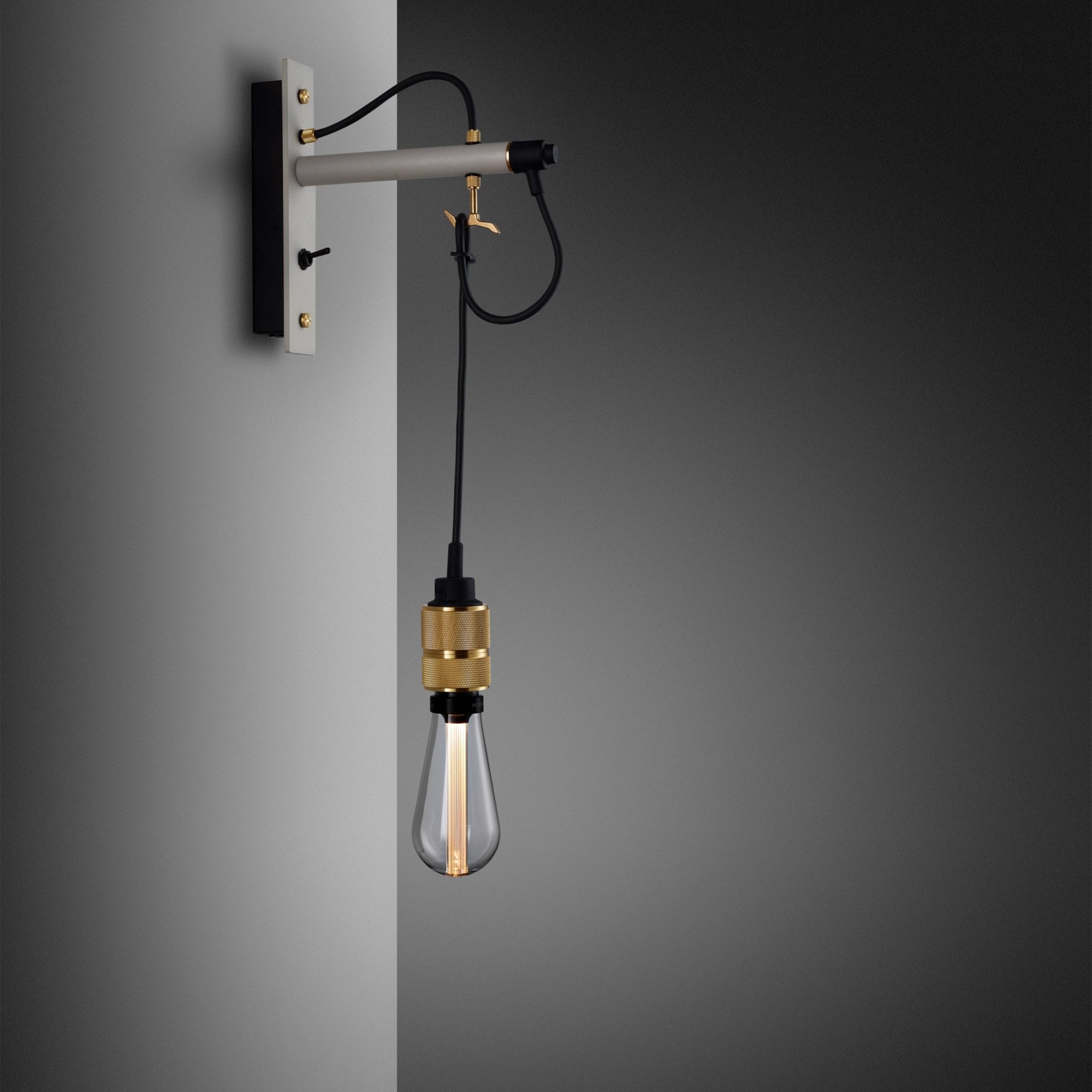 Buster + Punch Hooked Wall Light - Nude - Stone
