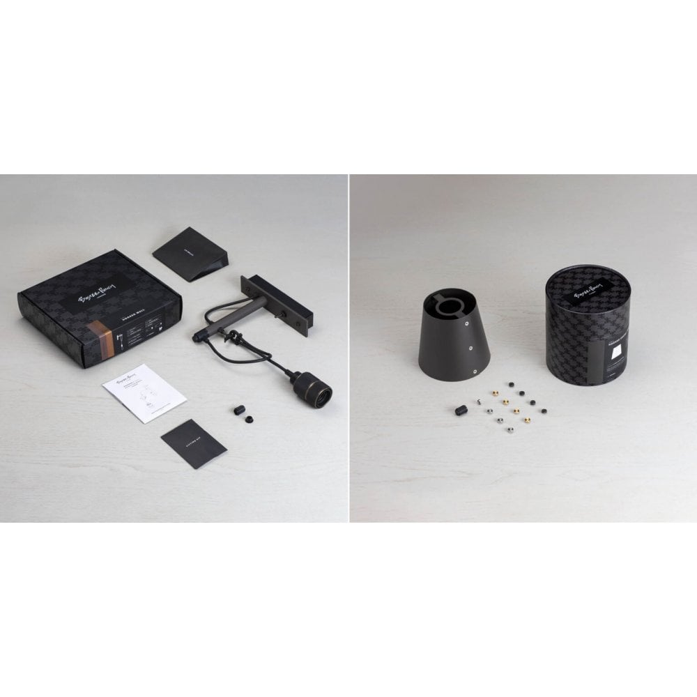 Buster + Punch Hooked Wall Light - Small - Graphite