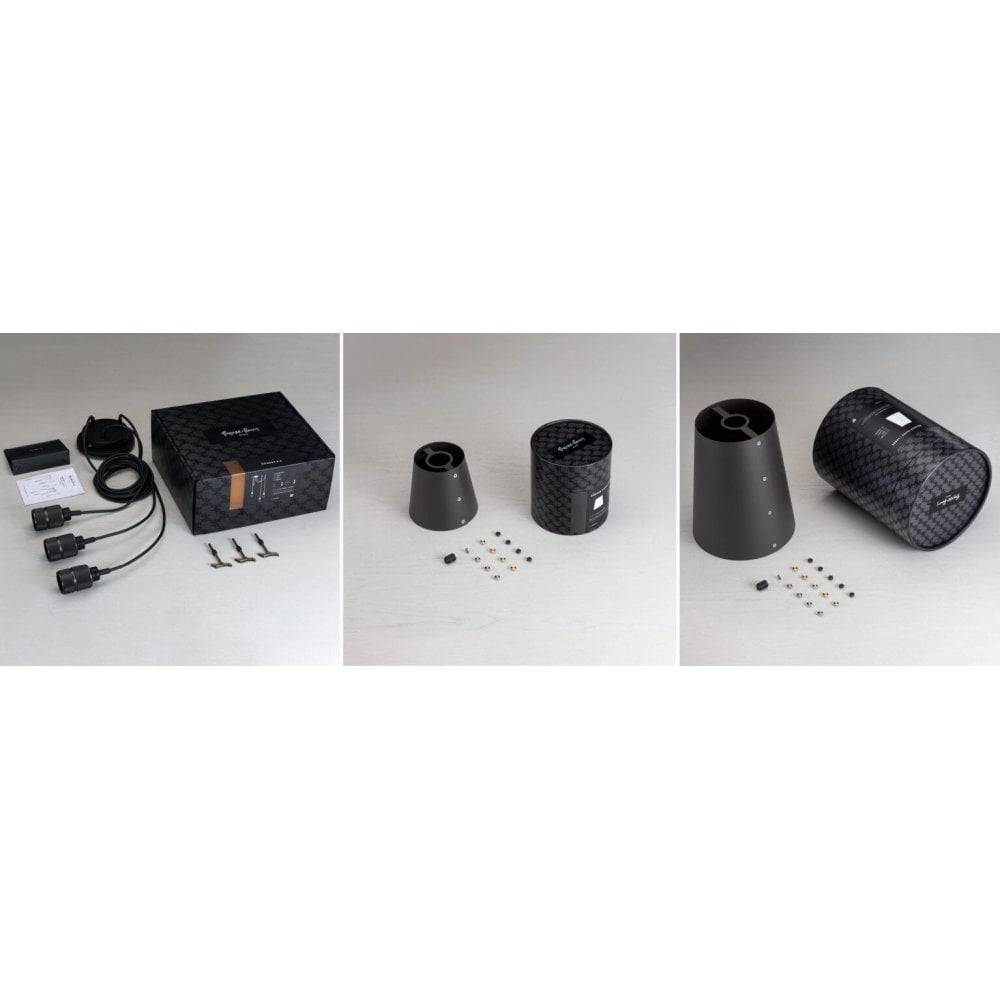 Buster + Punch Hooked 3.0 Mix Graphite Pendant