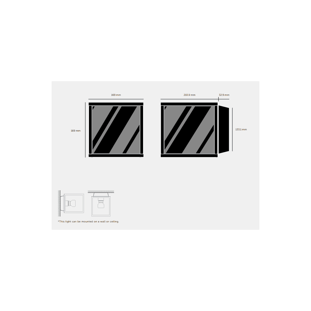 Buster + Punch Caged Wet Ceiling Light IP44 - Small