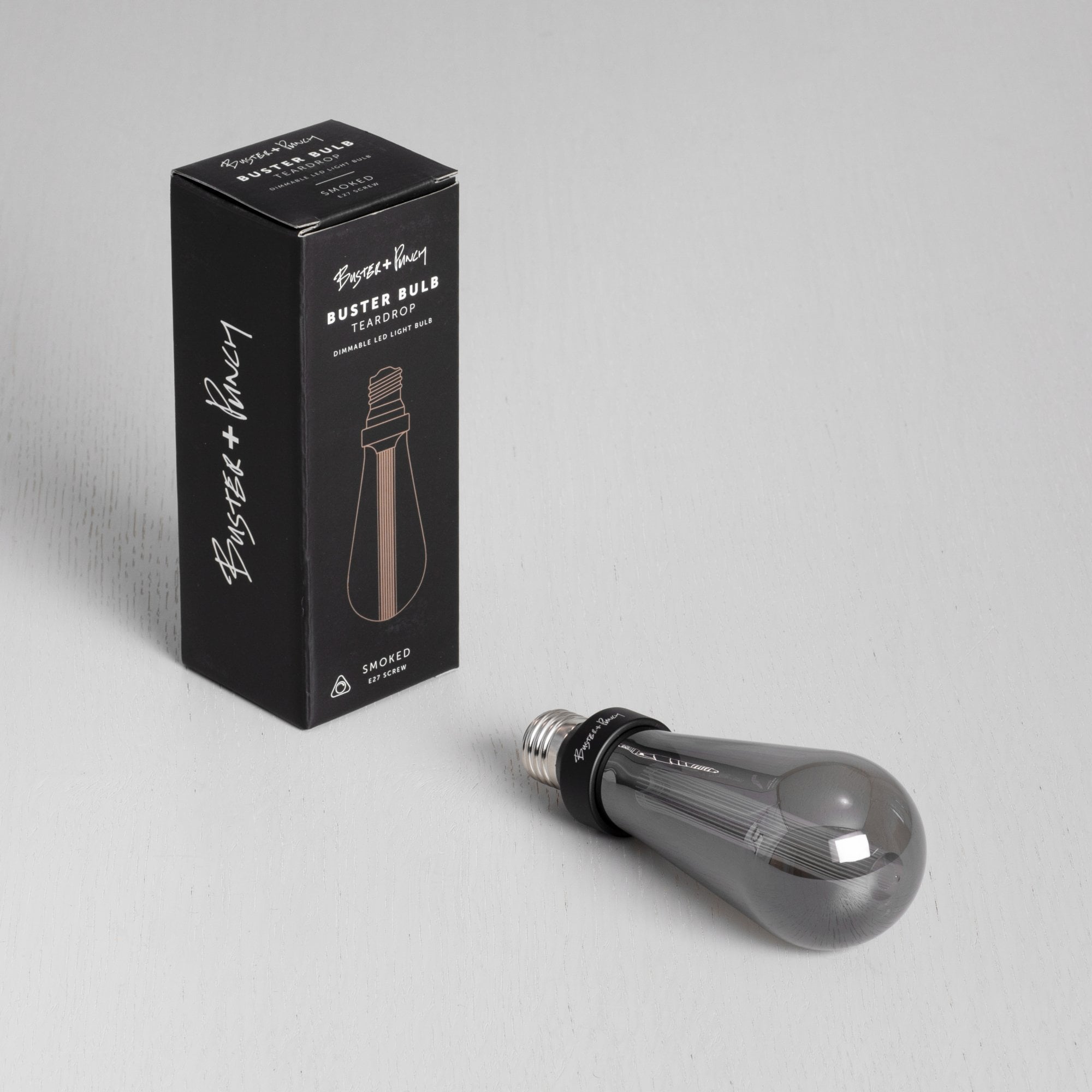 Buster + Punch Smoked Buster Bulb E27 2W LED 2700k - Non-Dimmable