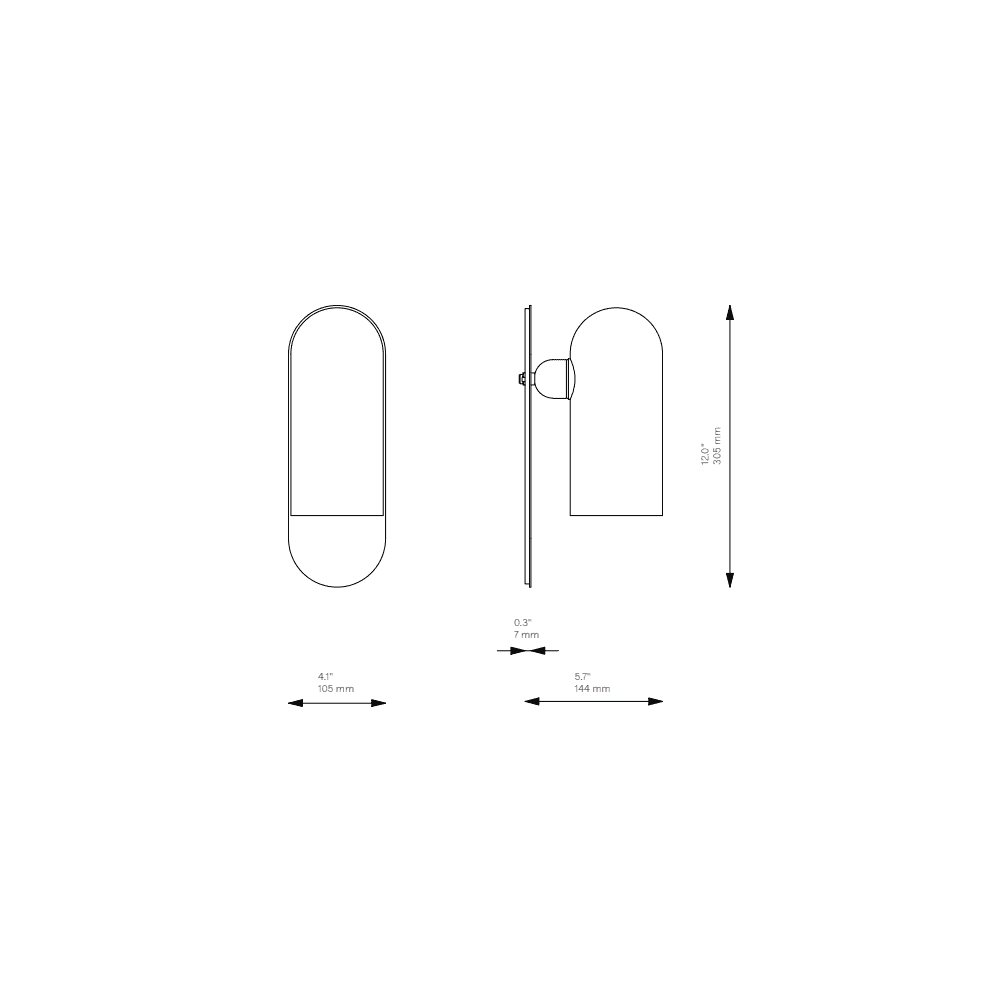 Schwung Odyssey Paris Wall Sconce Light