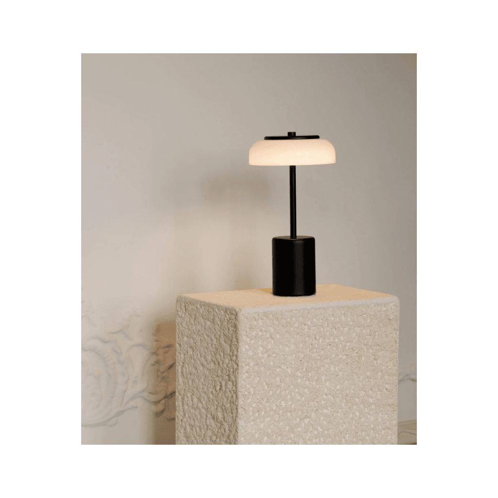 Nuura Blossi Table Mini - Black & Opal Glass