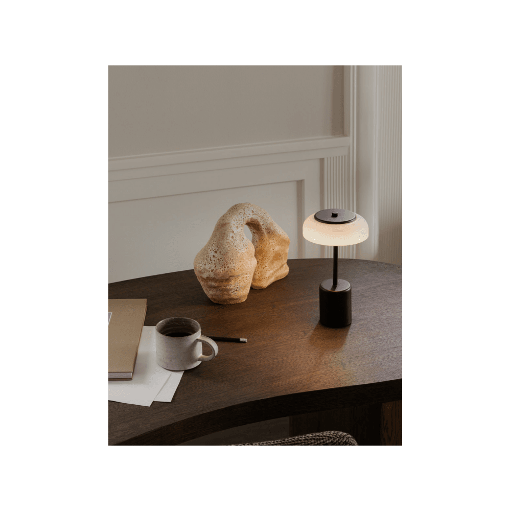 Nuura Blossi Table Mini - Black & Opal Glass