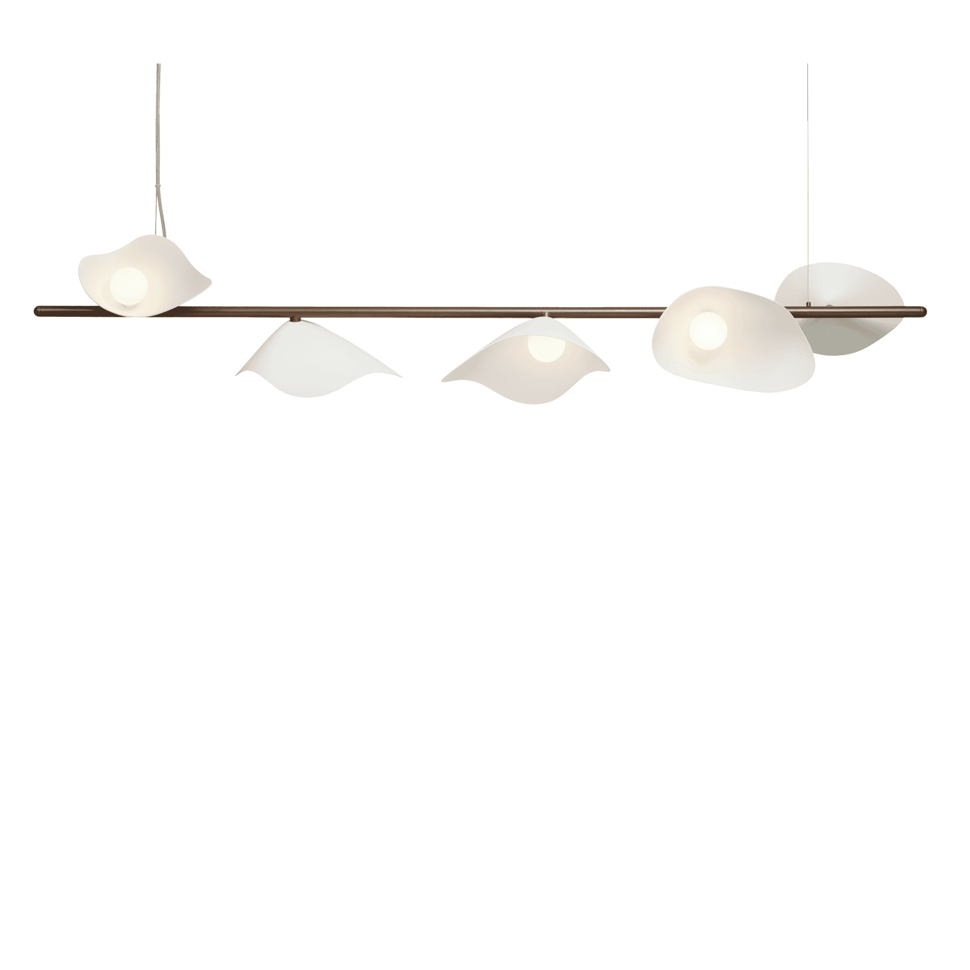 Nuura Florii 5 Linear Light - Dark Bronze & White