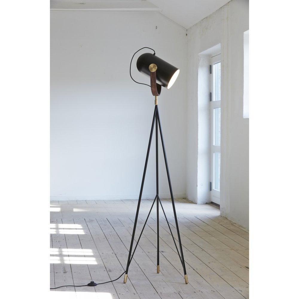 Le Klint Carronade Floor Lamp - High - Black & Brass