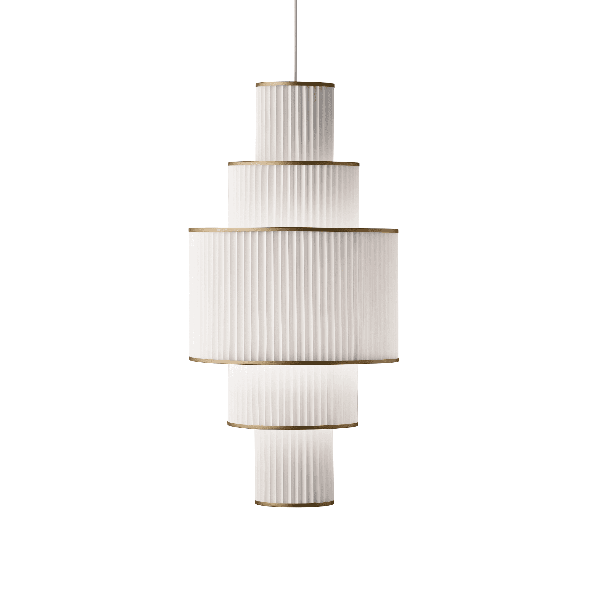 Le Klint 113 Plivello Pendant - White & Gold