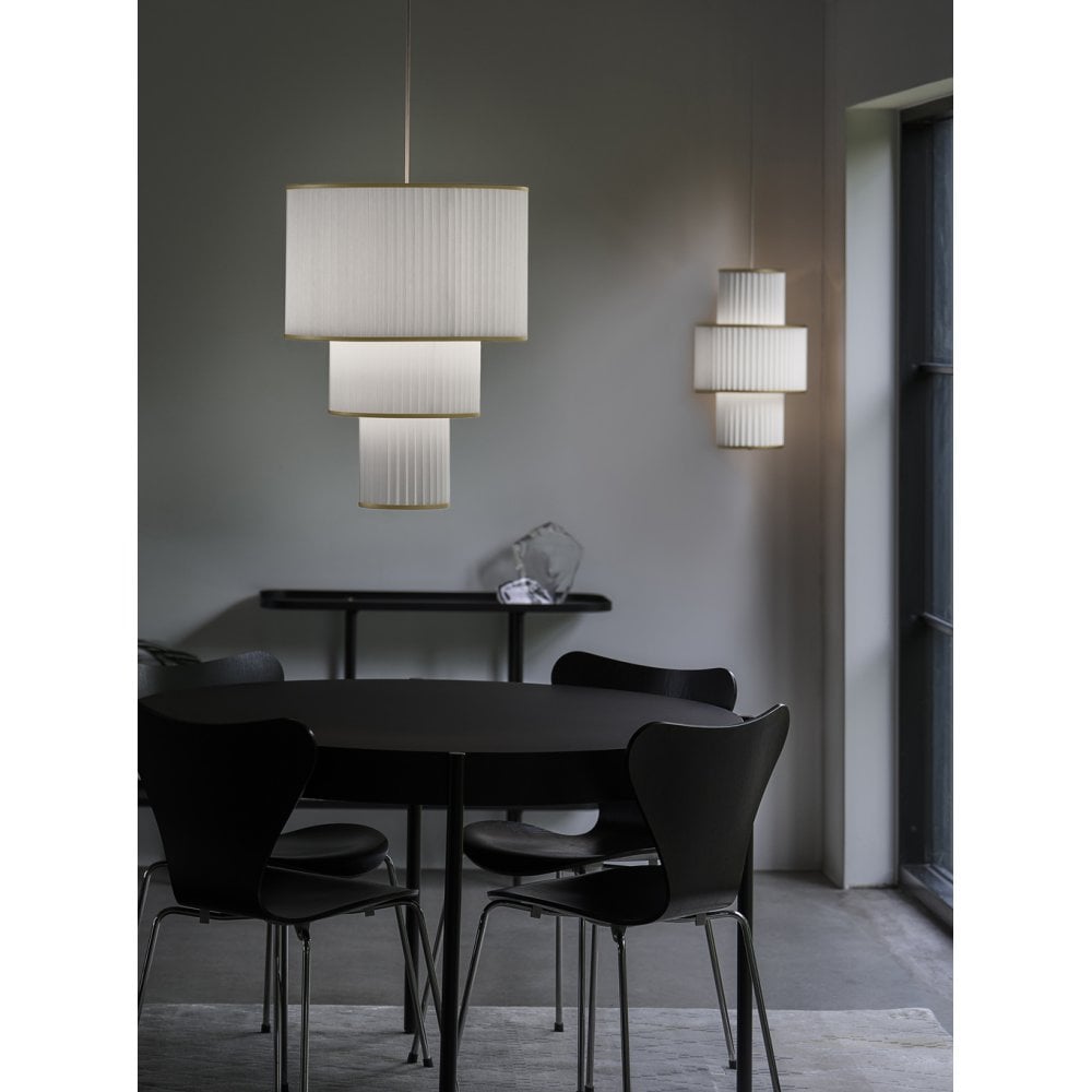 Le Klint 112 Plivello Pendant - White & Gold