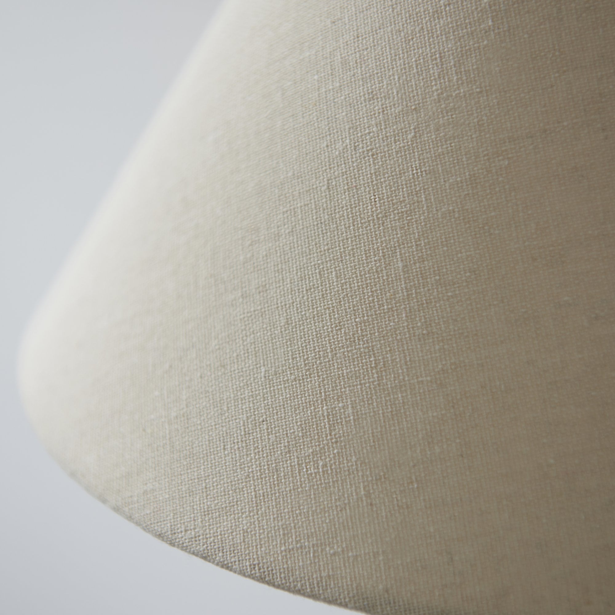 Utopia Pinnacle White Marble Single Table Lamp - Brushed Aged Brass & Natural Tapered Shade