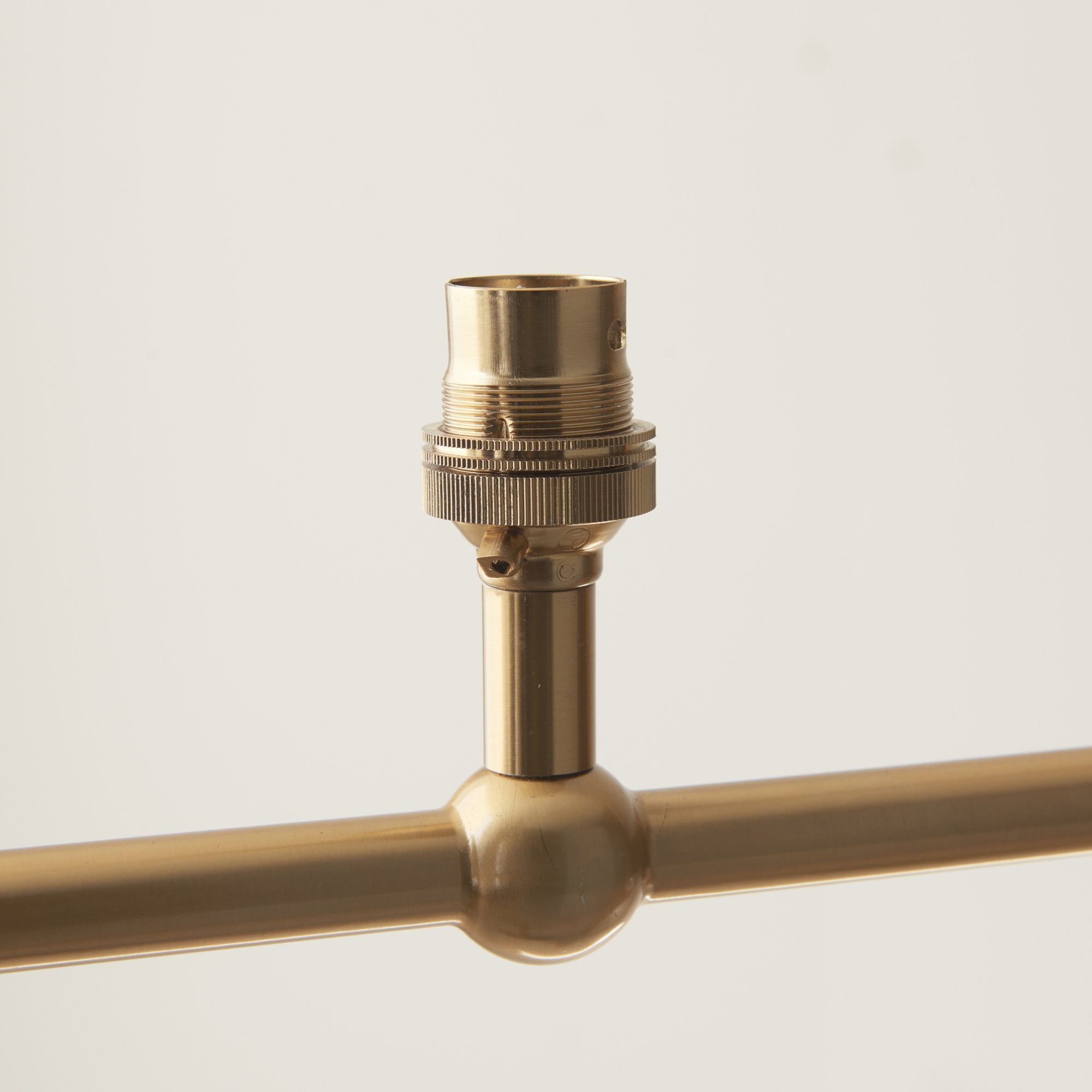 Endon Santiago 4 Light Linear Pendant - Brushed Aged Brass Plate