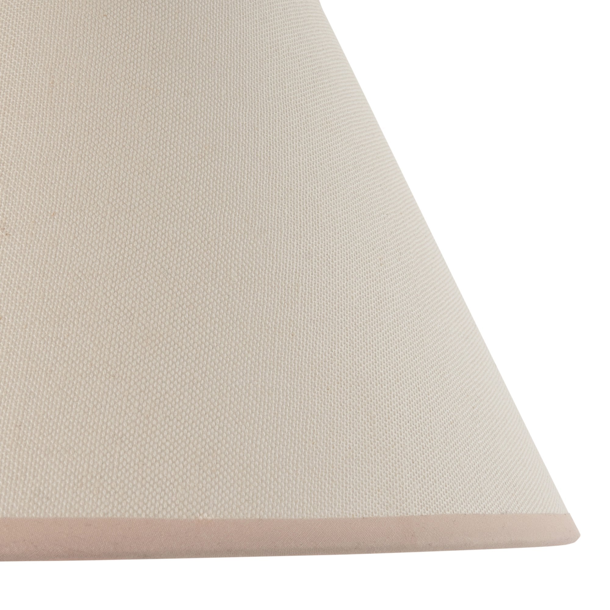 Endon Ivy Single Light Shade 30cm - Vintage White & Almond White Fabric