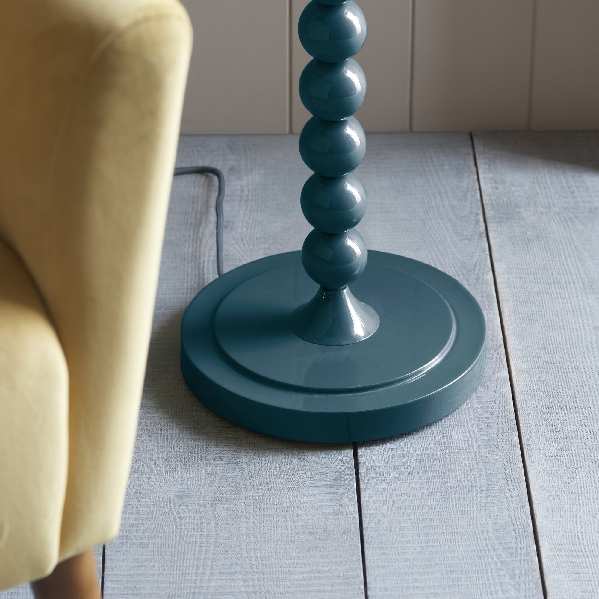 Endon Higgledy Single Light Floor - Gloss Marlin Blue Paint