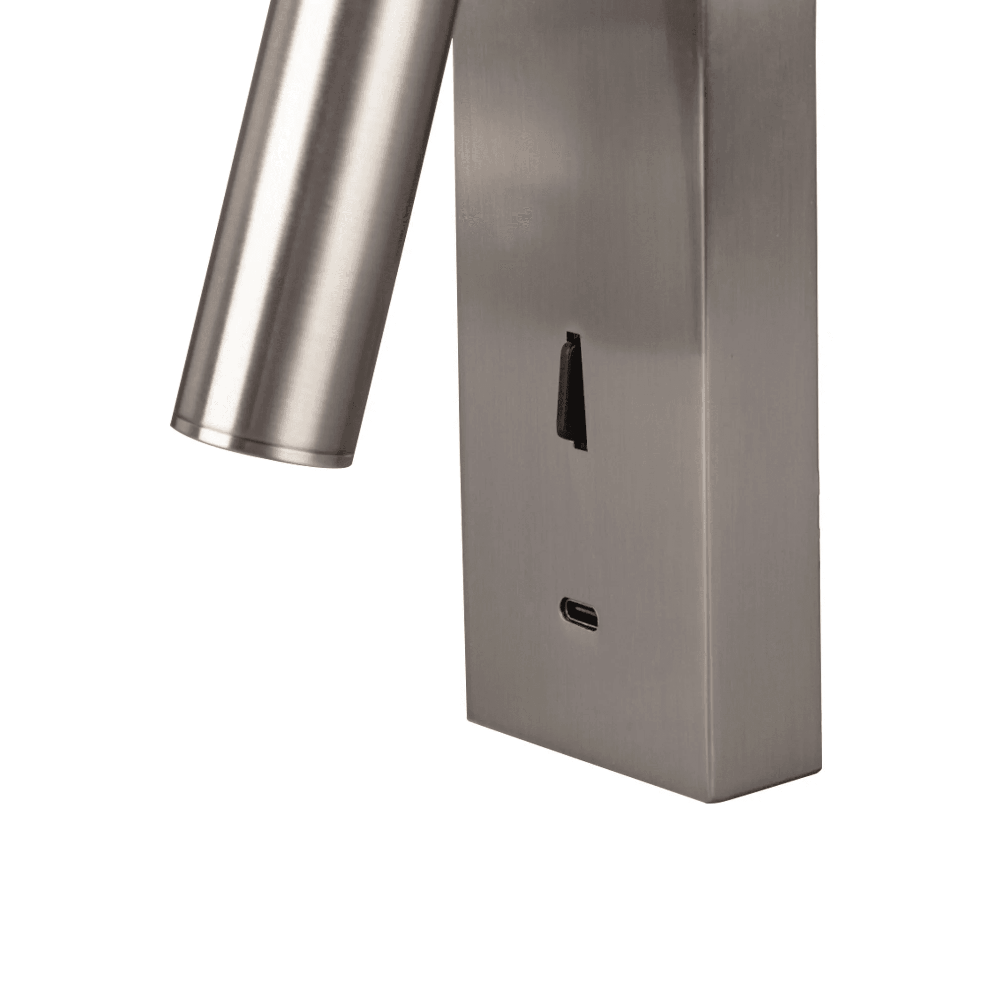 Mantra Tarifa II LED Adjustable Wall/Reading Light With USB-C Socket - Satin Nickel