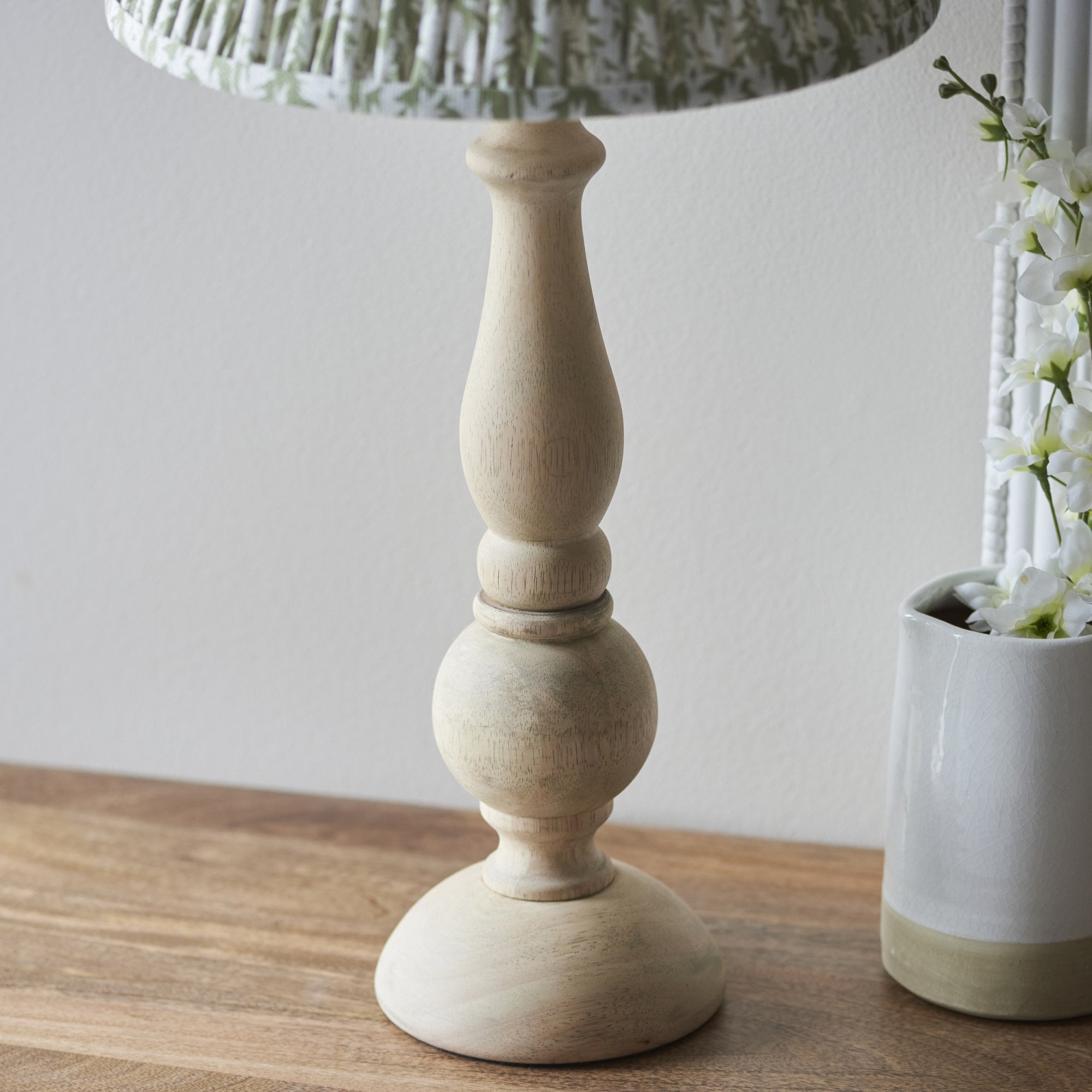 Endon Hidcote Table Lamp & Leaf 30cm Herb Garden Green Shade