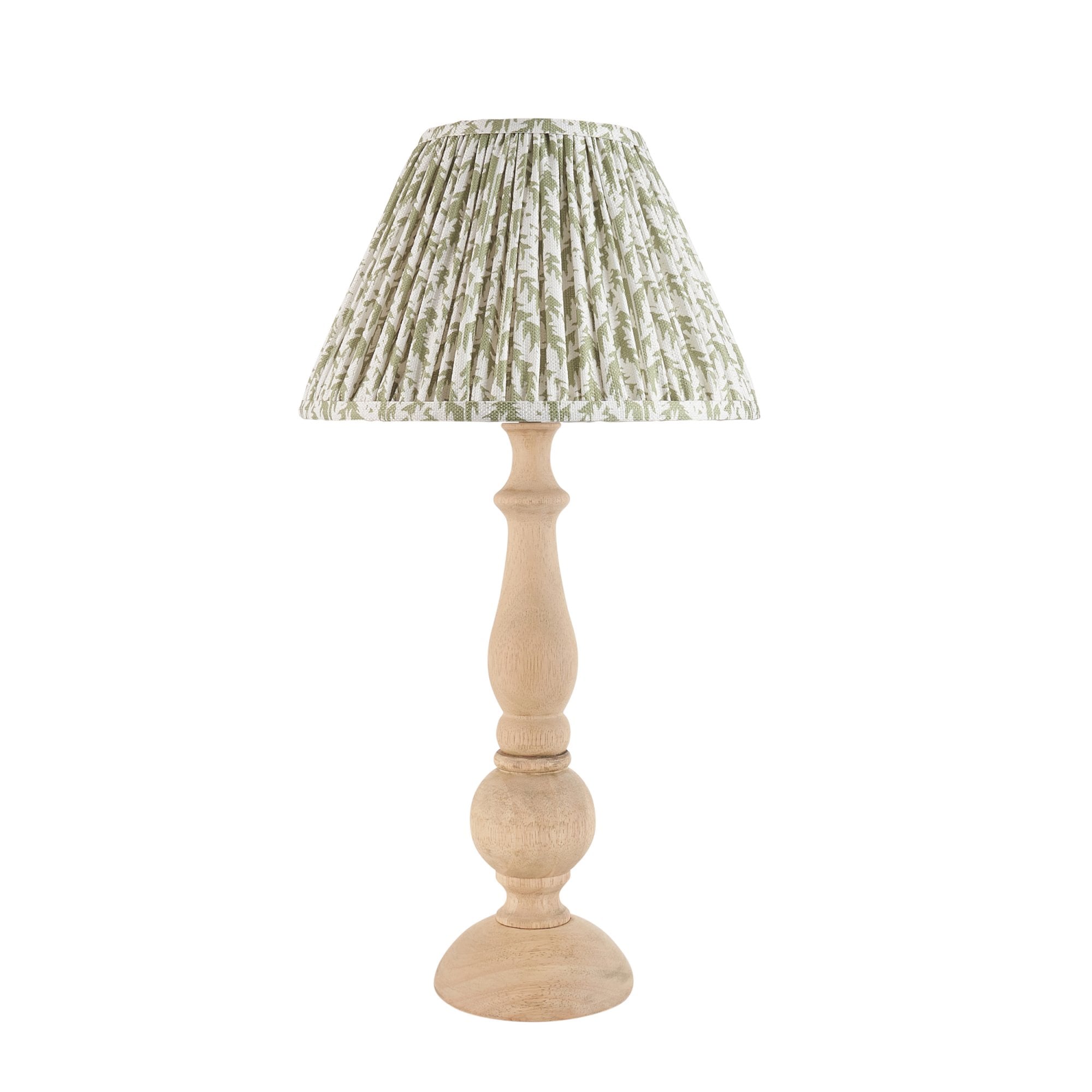 Endon Hidcote Table Lamp & Leaf 30cm Herb Garden Green Shade