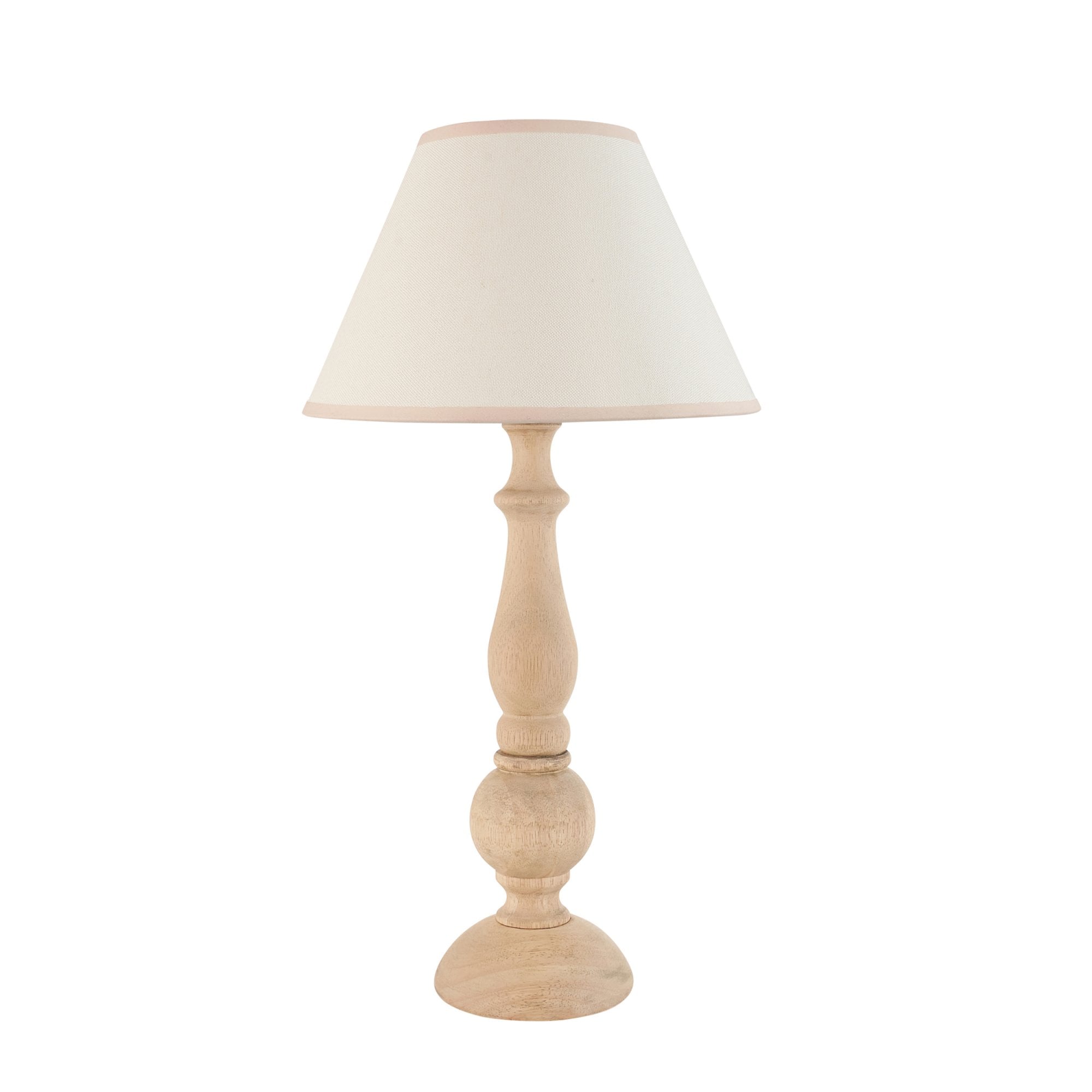 Endon Hidcote Table Lamp & Ivy 30cm Vintage White Shade
