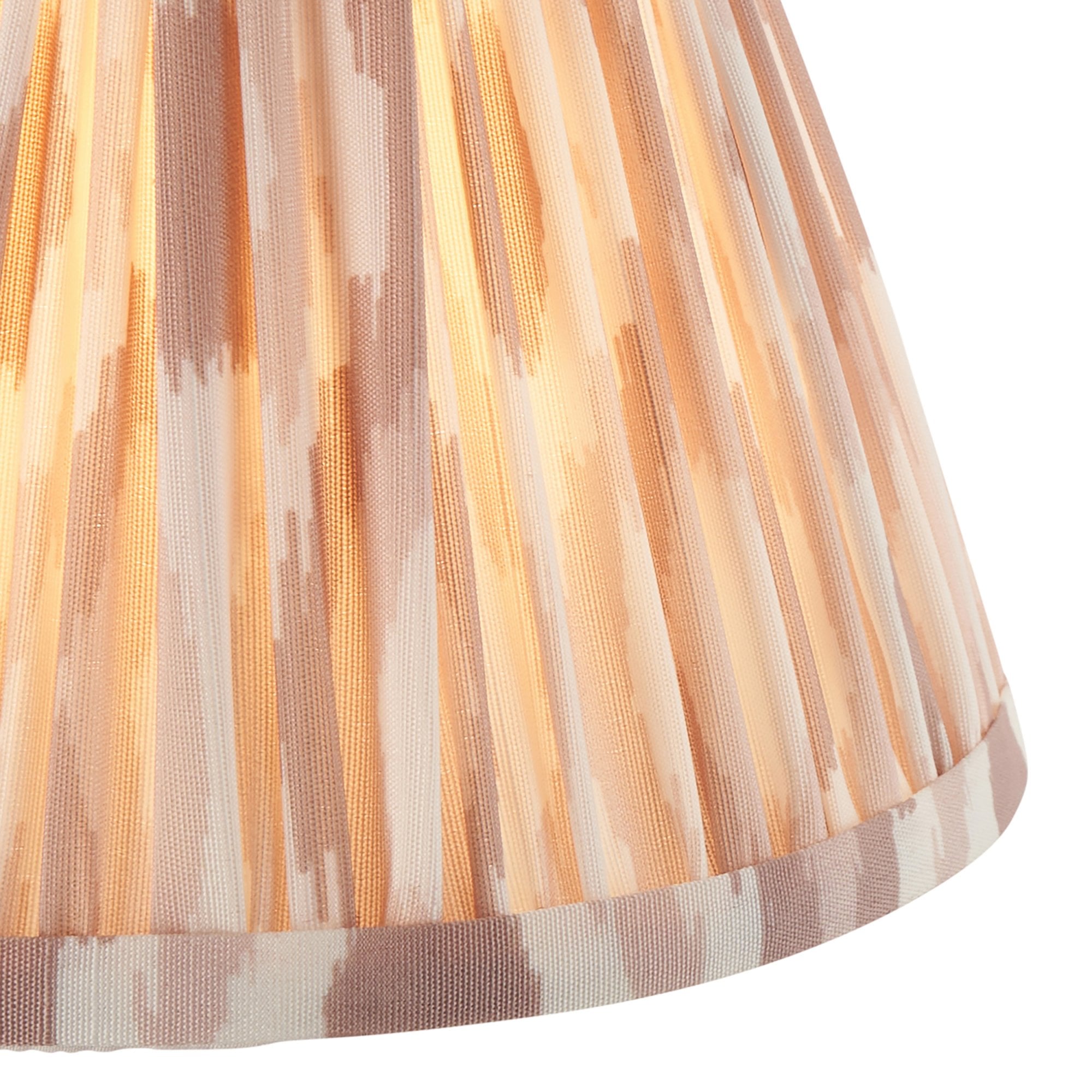 Endon Dome Arc Wall Light & Ikat 16cm Neutral Shade
