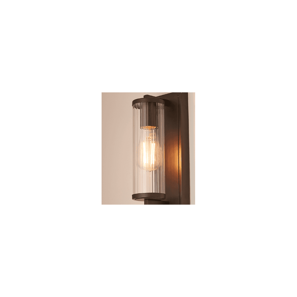 Utopia Spare Ribbed Glass Shade for Tube Wall Light