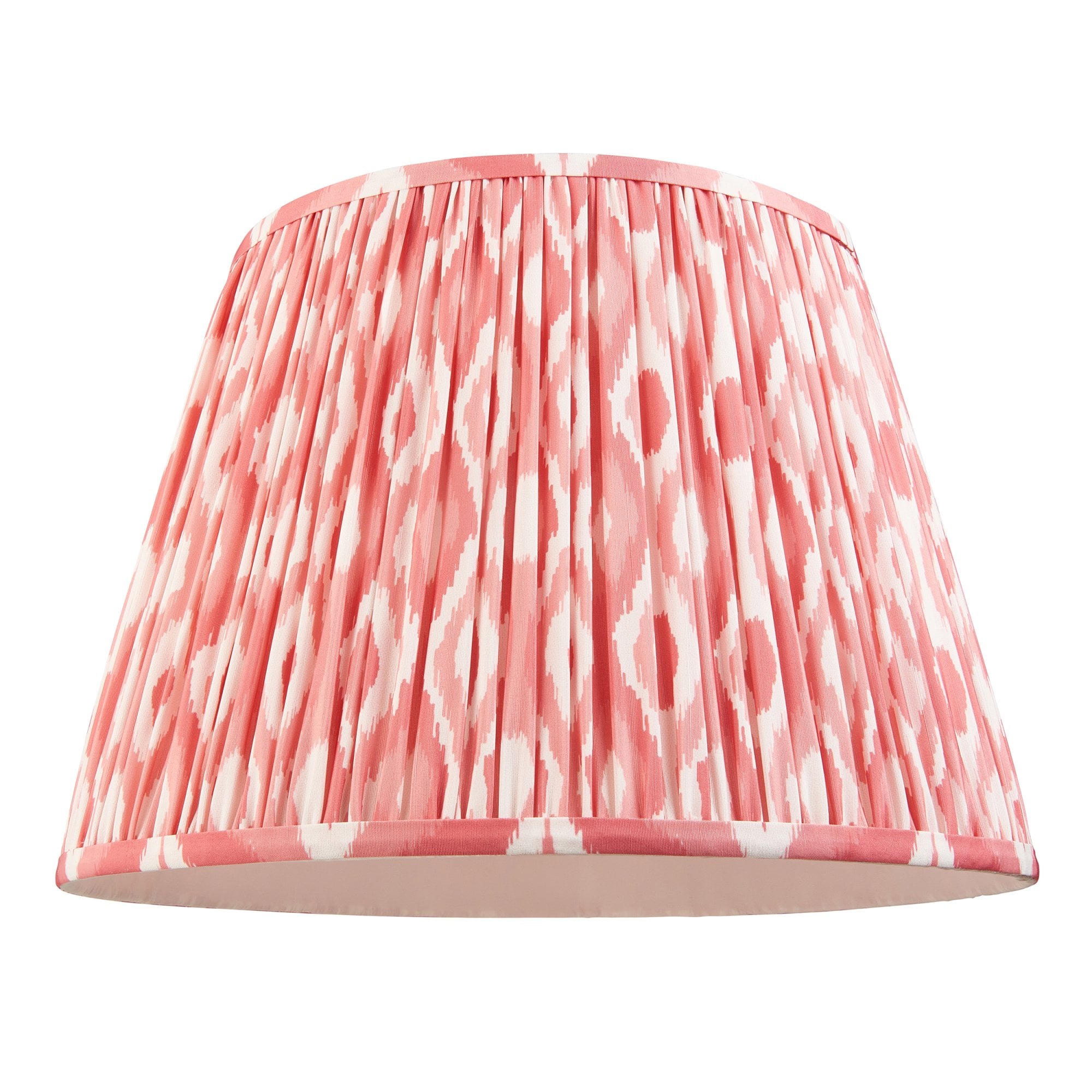 Endon Eltham Pendant & Ikat 40cm Coral Pink Shade