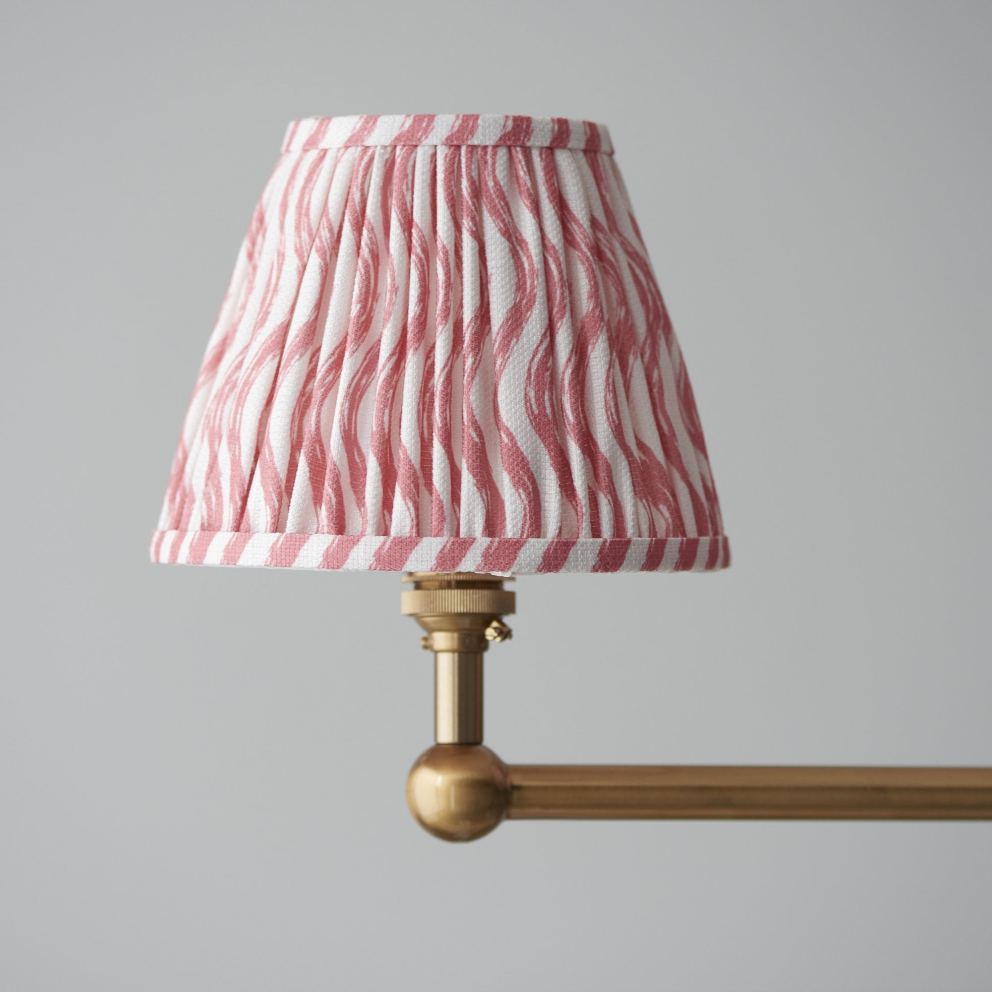 Endon Santiago Pendant & Ripple 16cm Coral Pink Shade