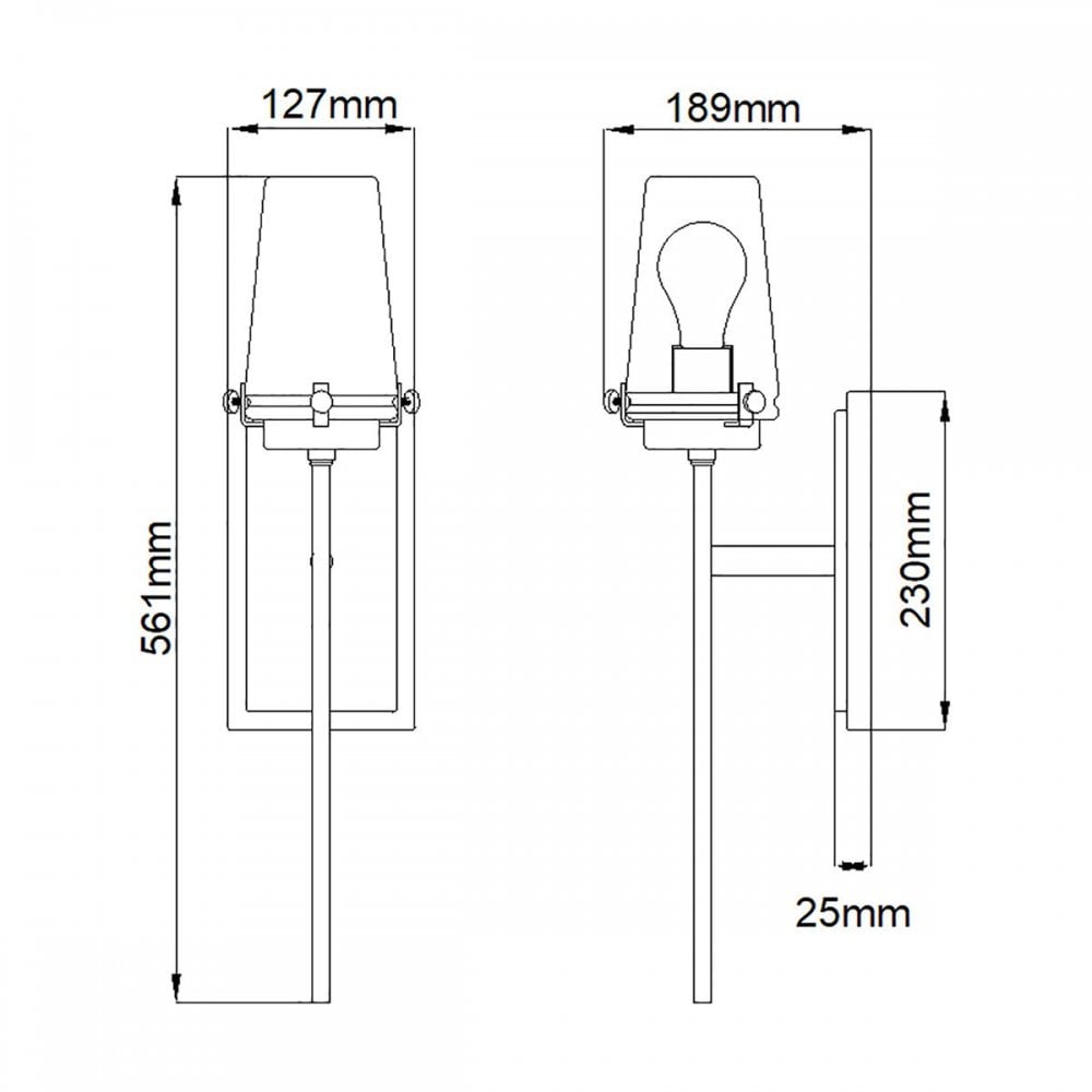 Kichler Alton Single Wall Light - Chrome