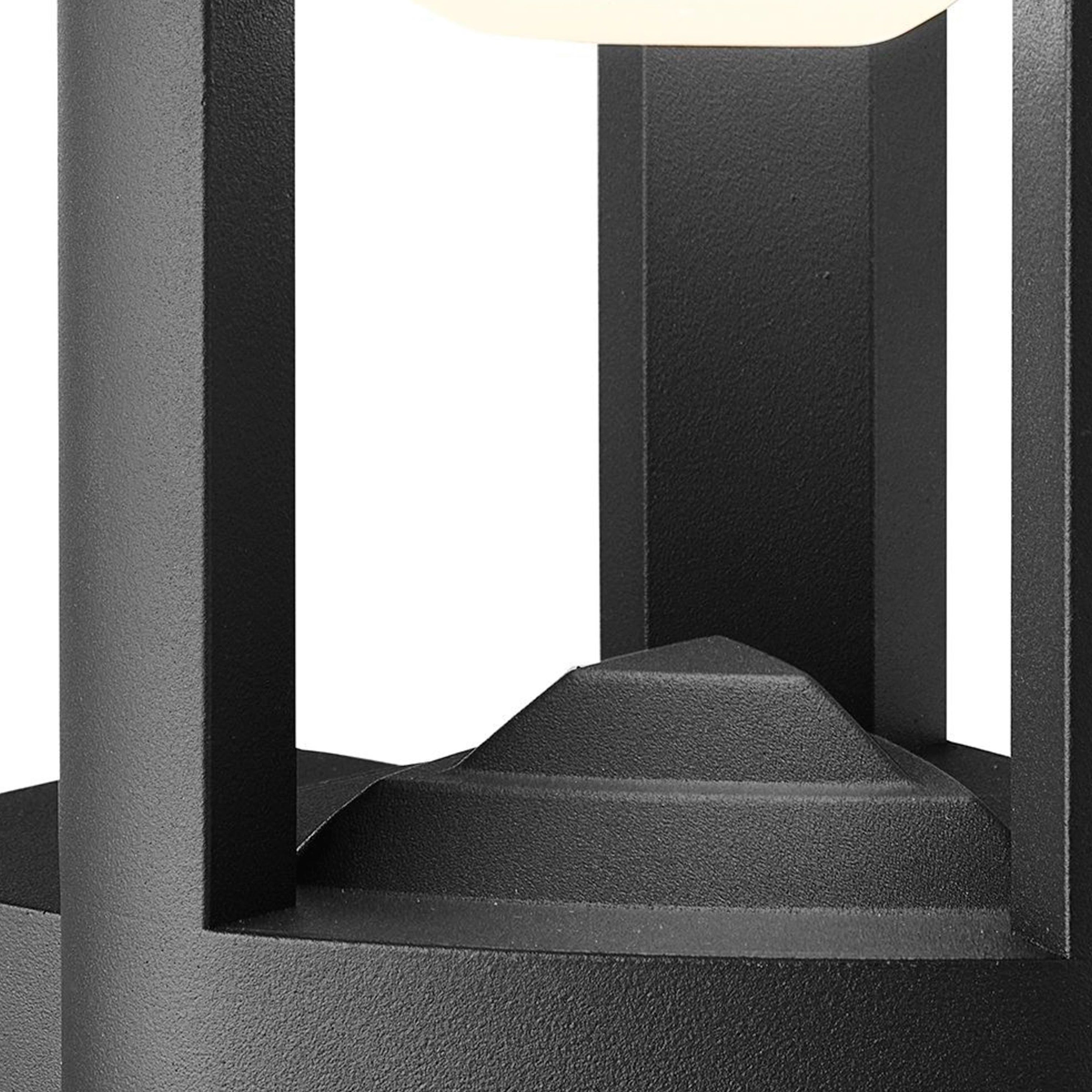 Searchlight Melrose LED Outdoor Wall Light - Dark grey Aluminium - IP44